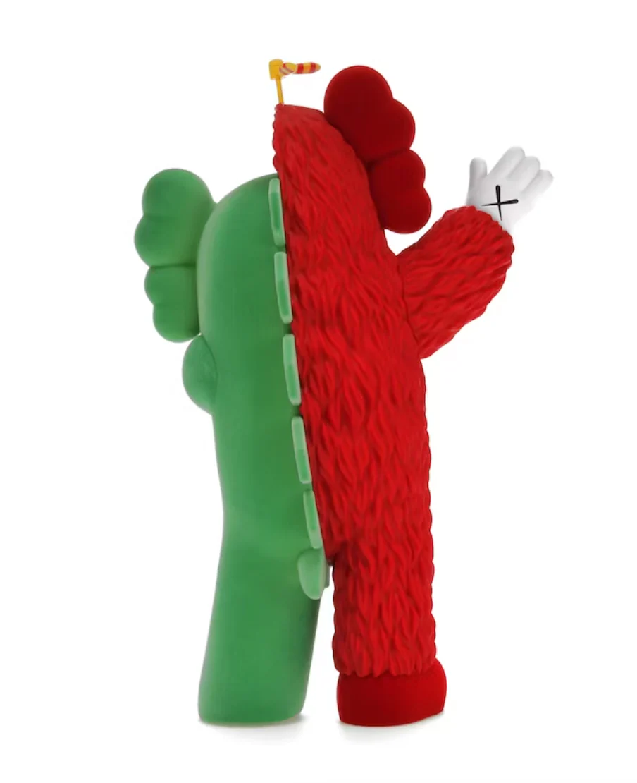 KAWS KACHAMUKKU Vinyl Figure Green/Red - Image 2