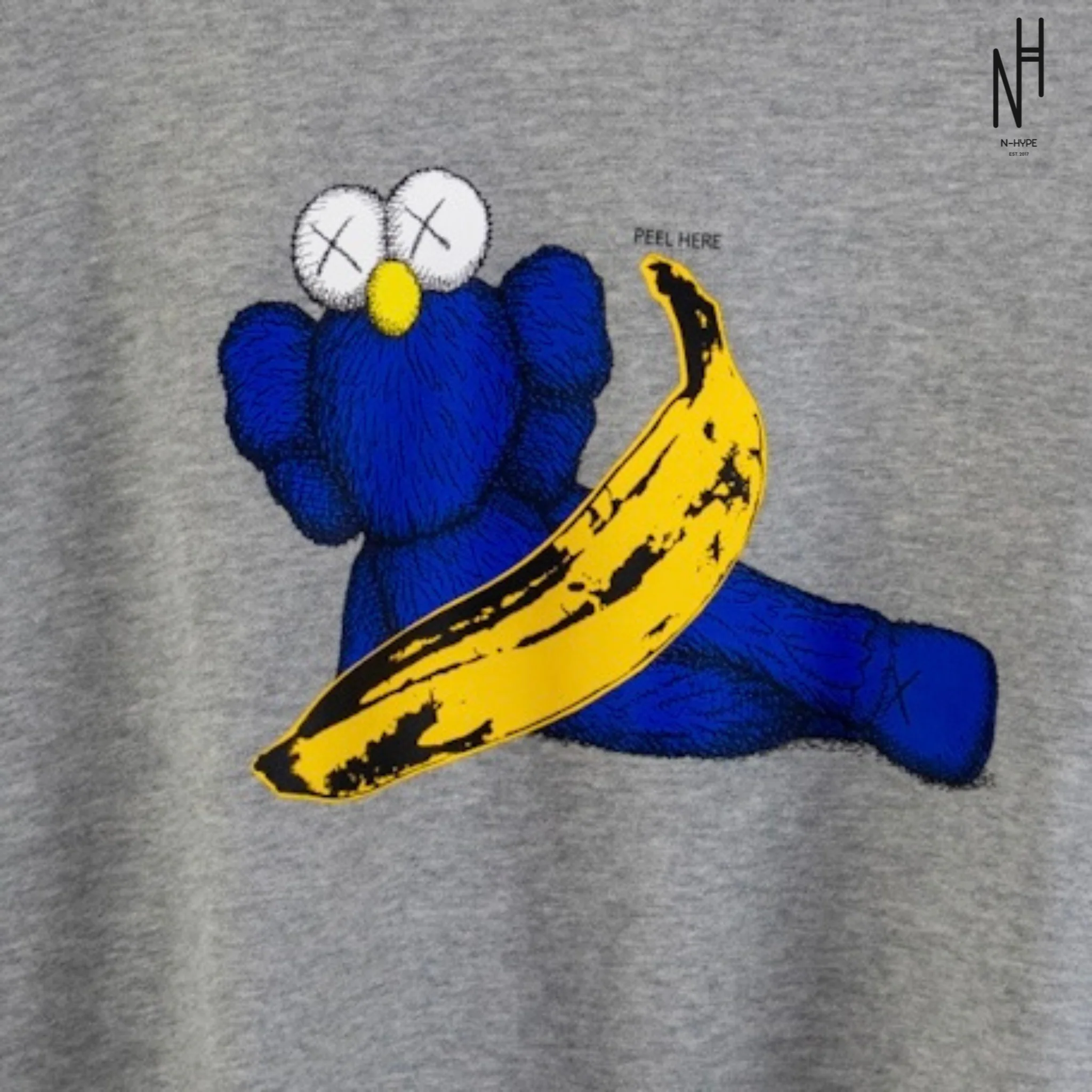 KAWS Uniqlo x Andy Warhol Banana Graphic Sweatshirt - Image 5