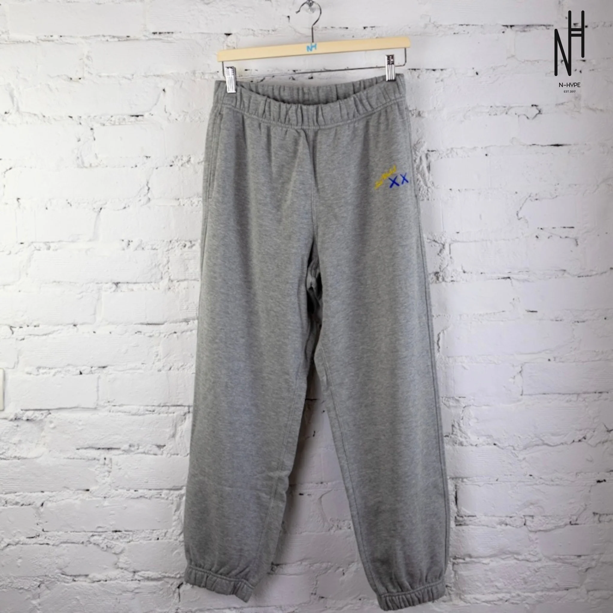 KAWS Uniqlo x Andy Warhol Joggers Grey - Image 3