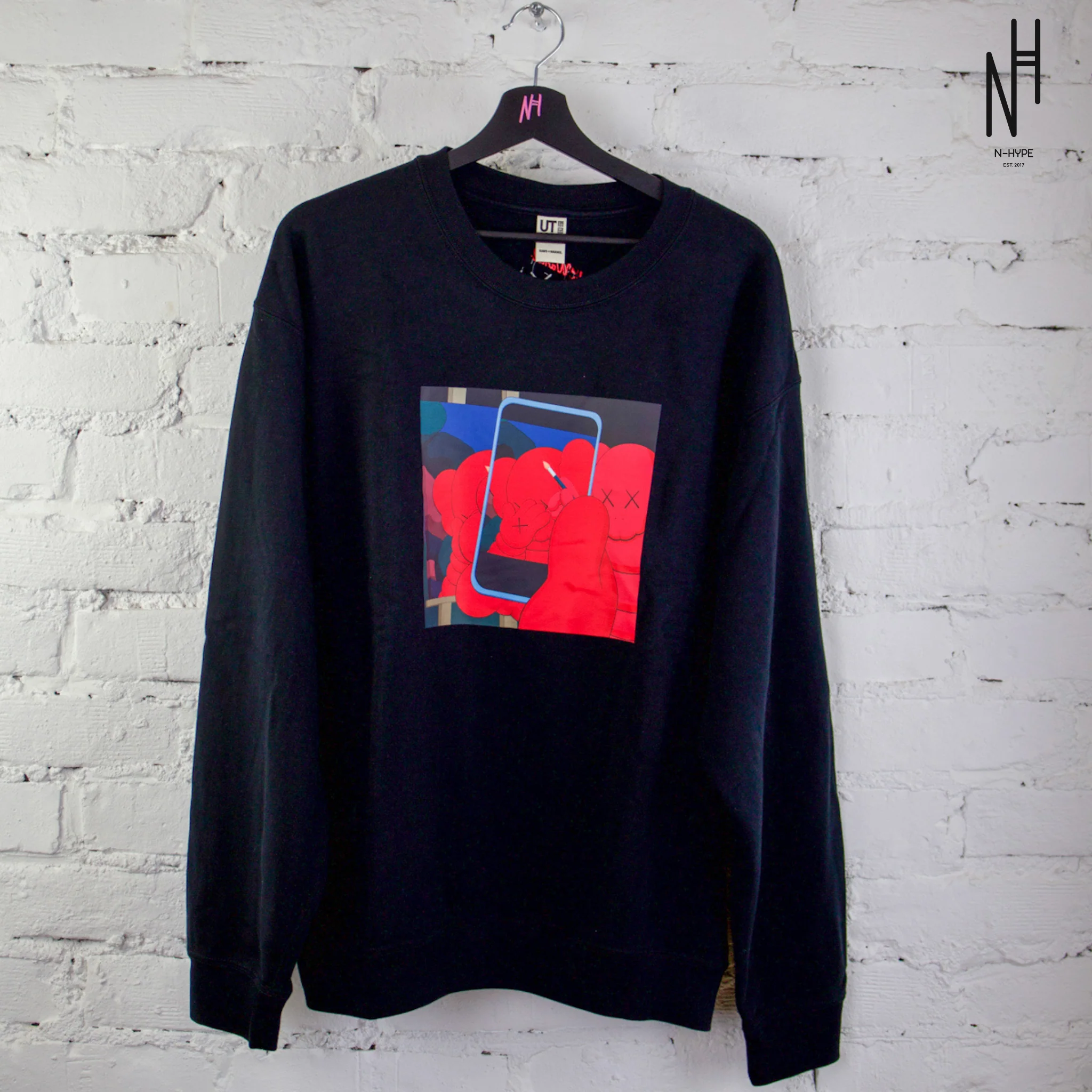 KAWS Uniqlo x Andy Warhol Smartphone Sweatshirt - Image 3
