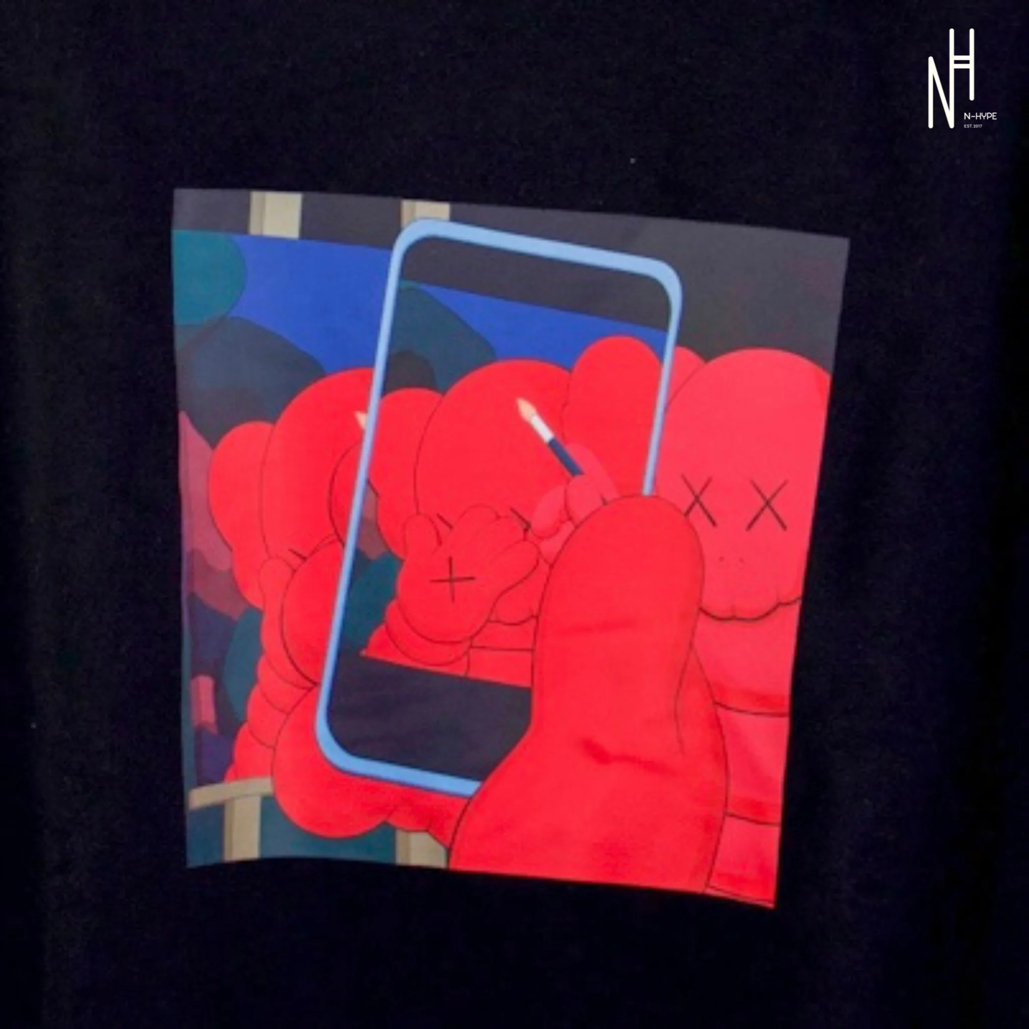 KAWS Uniqlo x Andy Warhol Smartphone Sweatshirt - Image 6