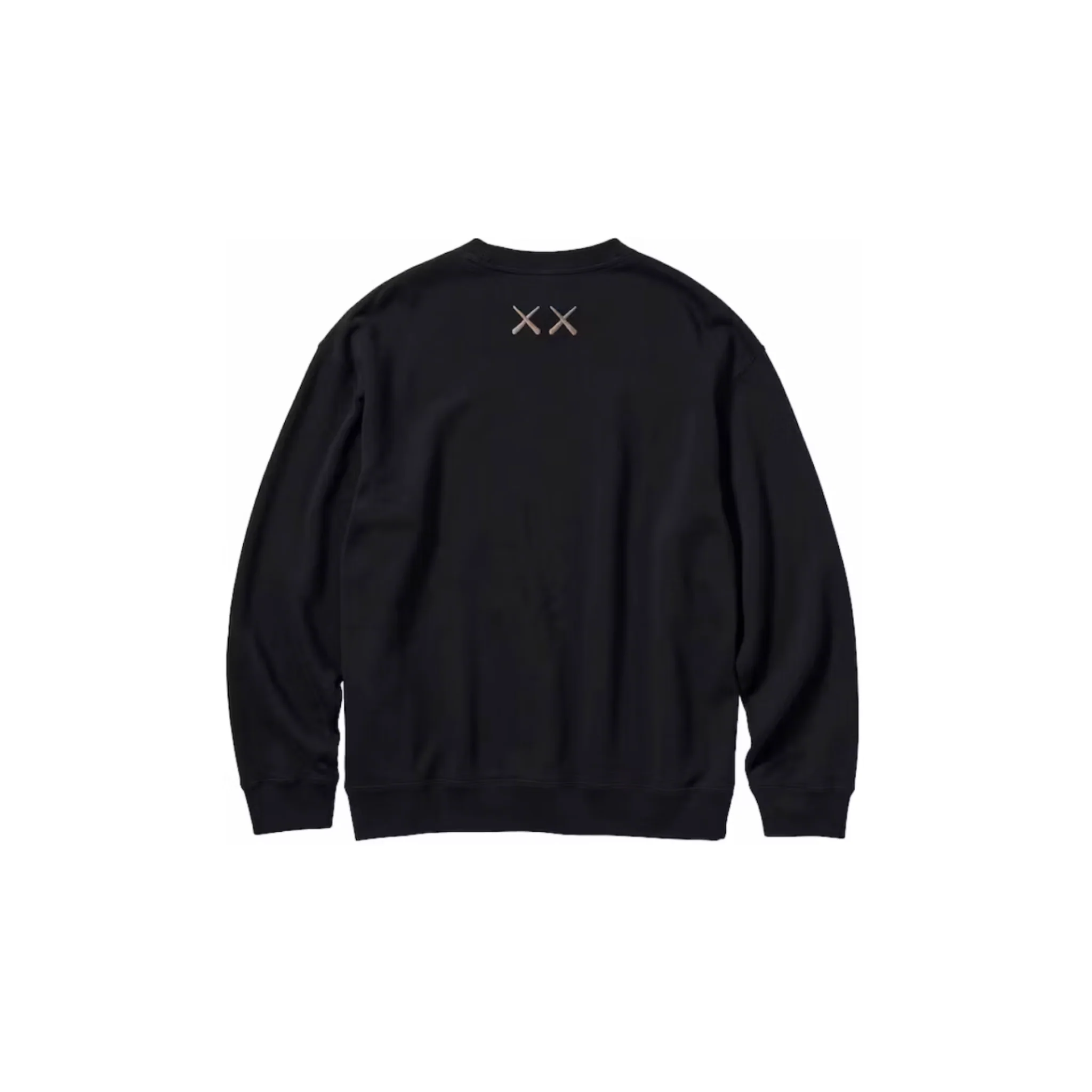 KAWS x Uniqlo Longsleeve Sweatshirt Black - Image 2