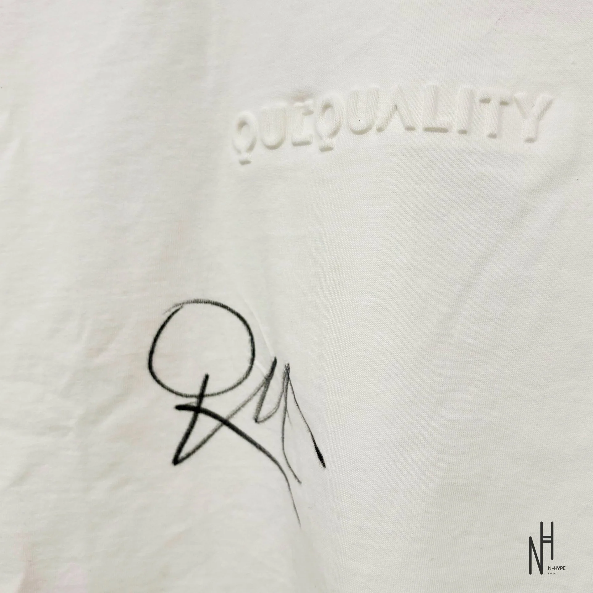 Koszulka QueQuality z Autografem Quebonafide White - Image 2