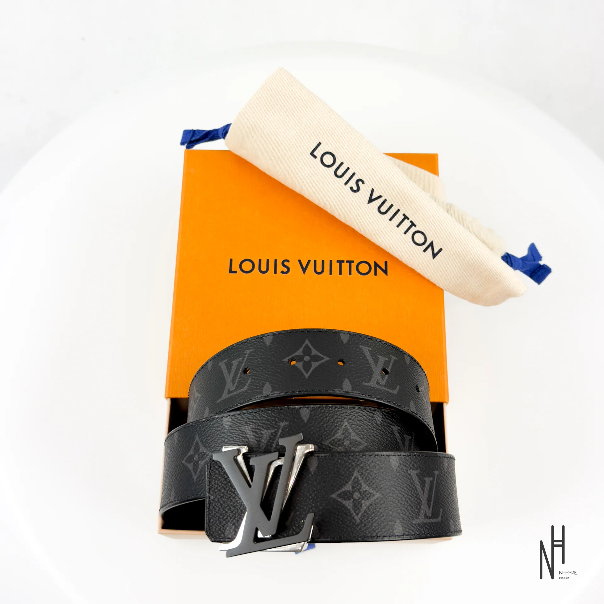 Louis Vuitton LV Shake 40mm Reversible Monogram Belt Black