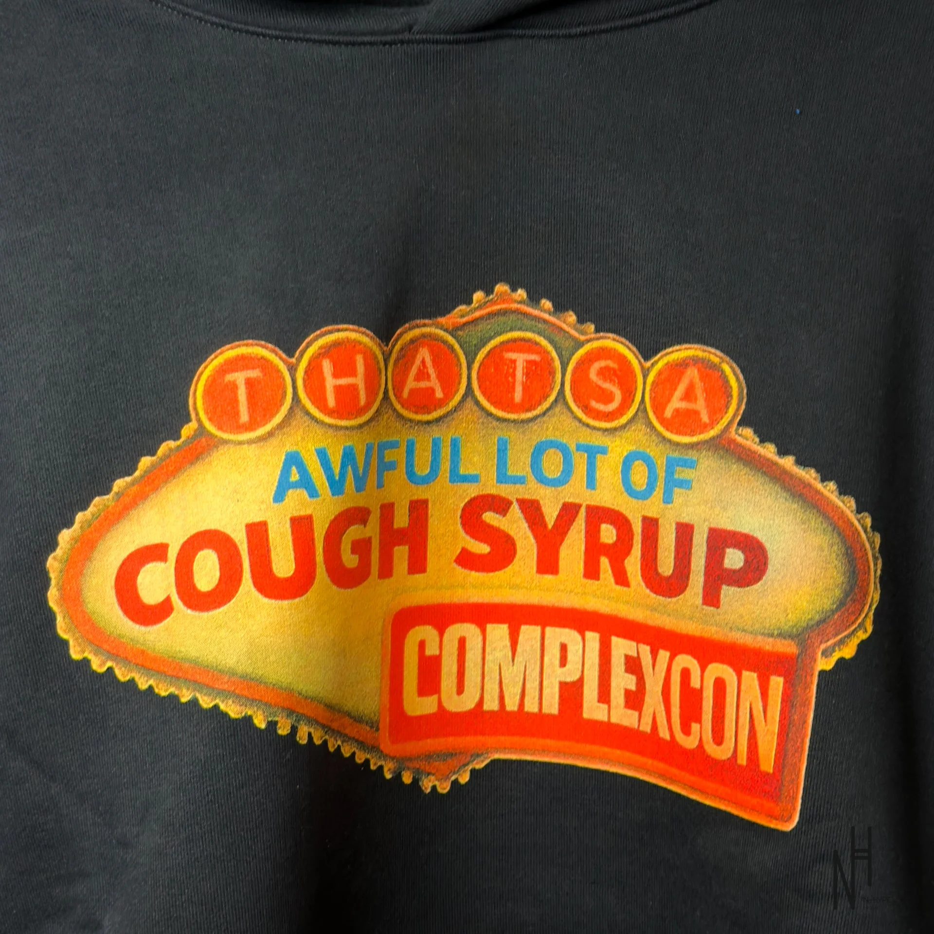 Las Vegas Cough Syrup ComplexCon Hoodie Black - Image 2