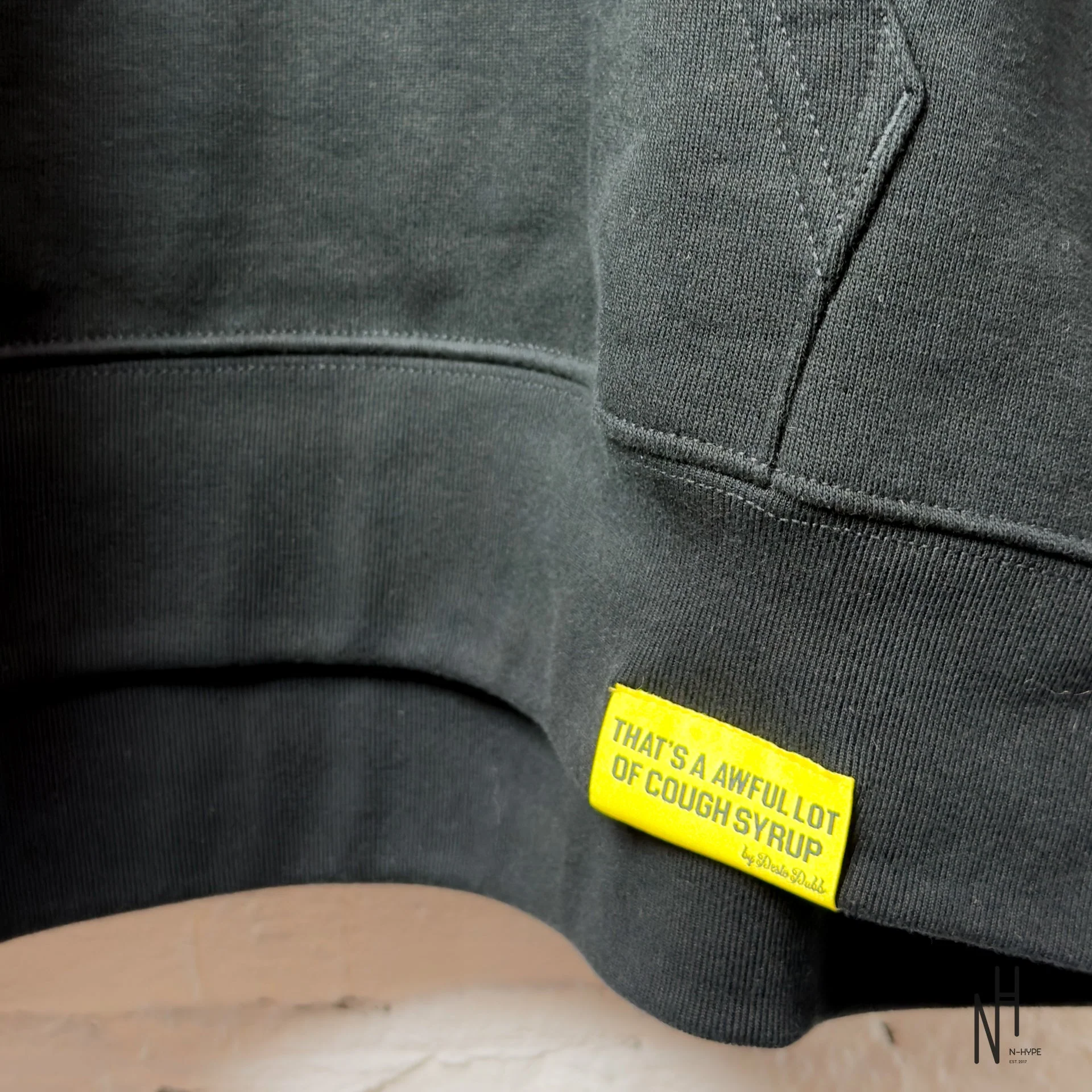 Las Vegas Cough Syrup ComplexCon Hoodie Black - Image 3