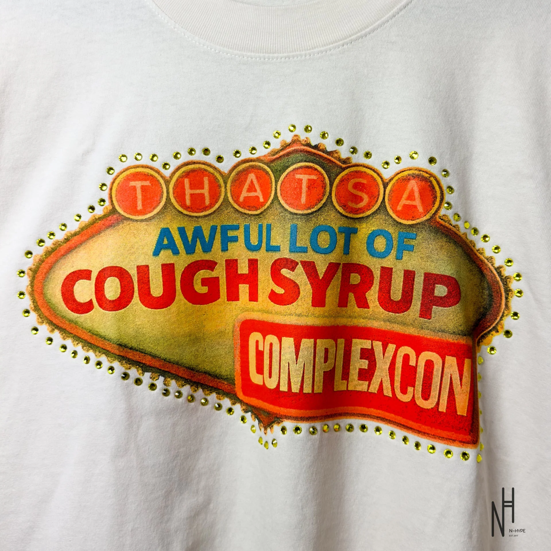 Las Vegas Cough Syrup ComplexCon Tee White - Image 2