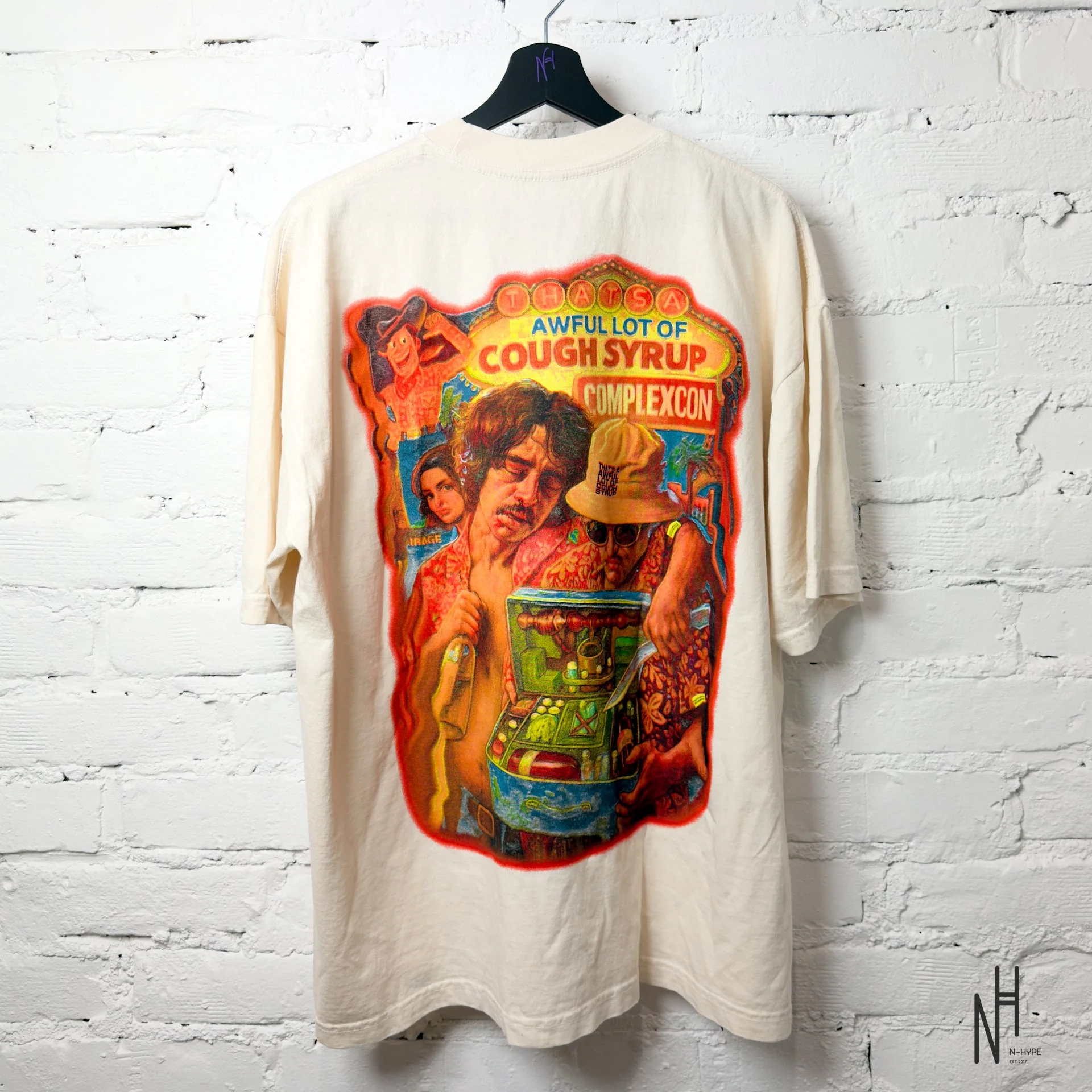 Las Vegas Cough Syrup ComplexCon Tee White - Image 3