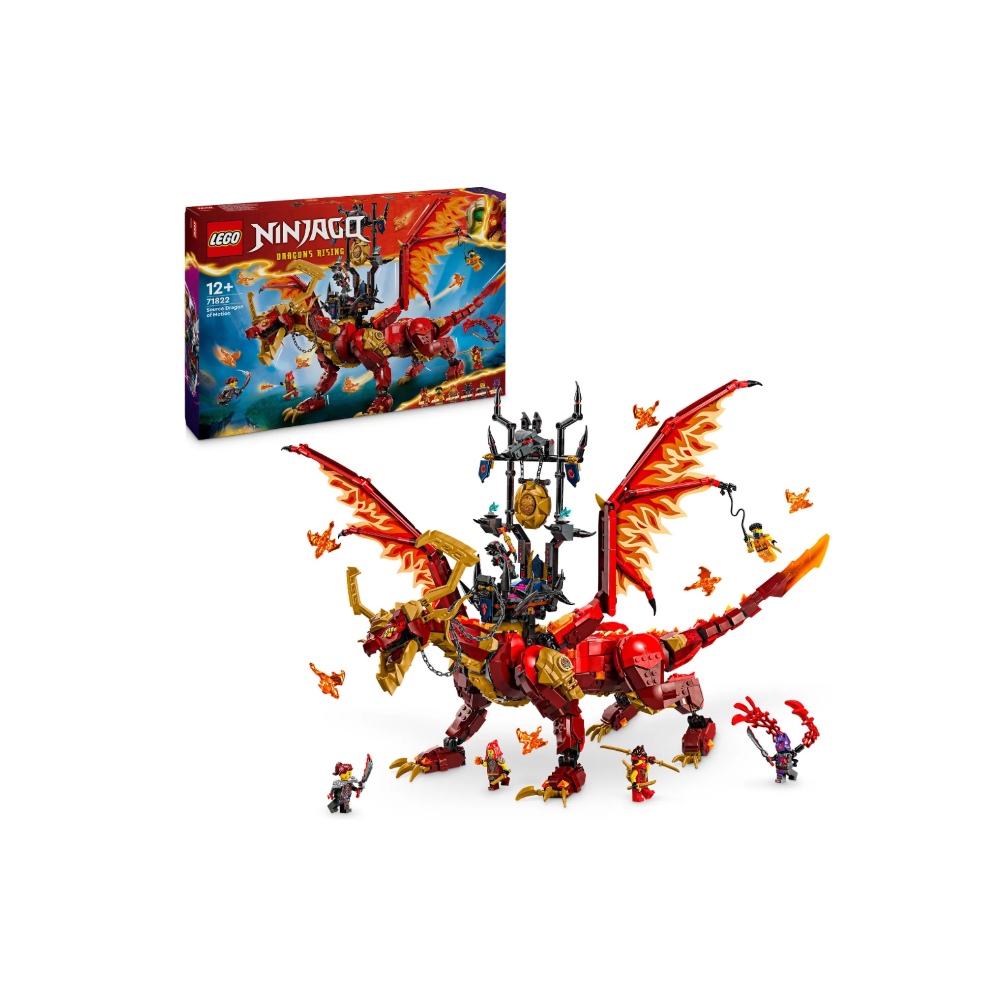 LEGO NINJAGO Smoczyca źródła ruchu 71822' - Image 2