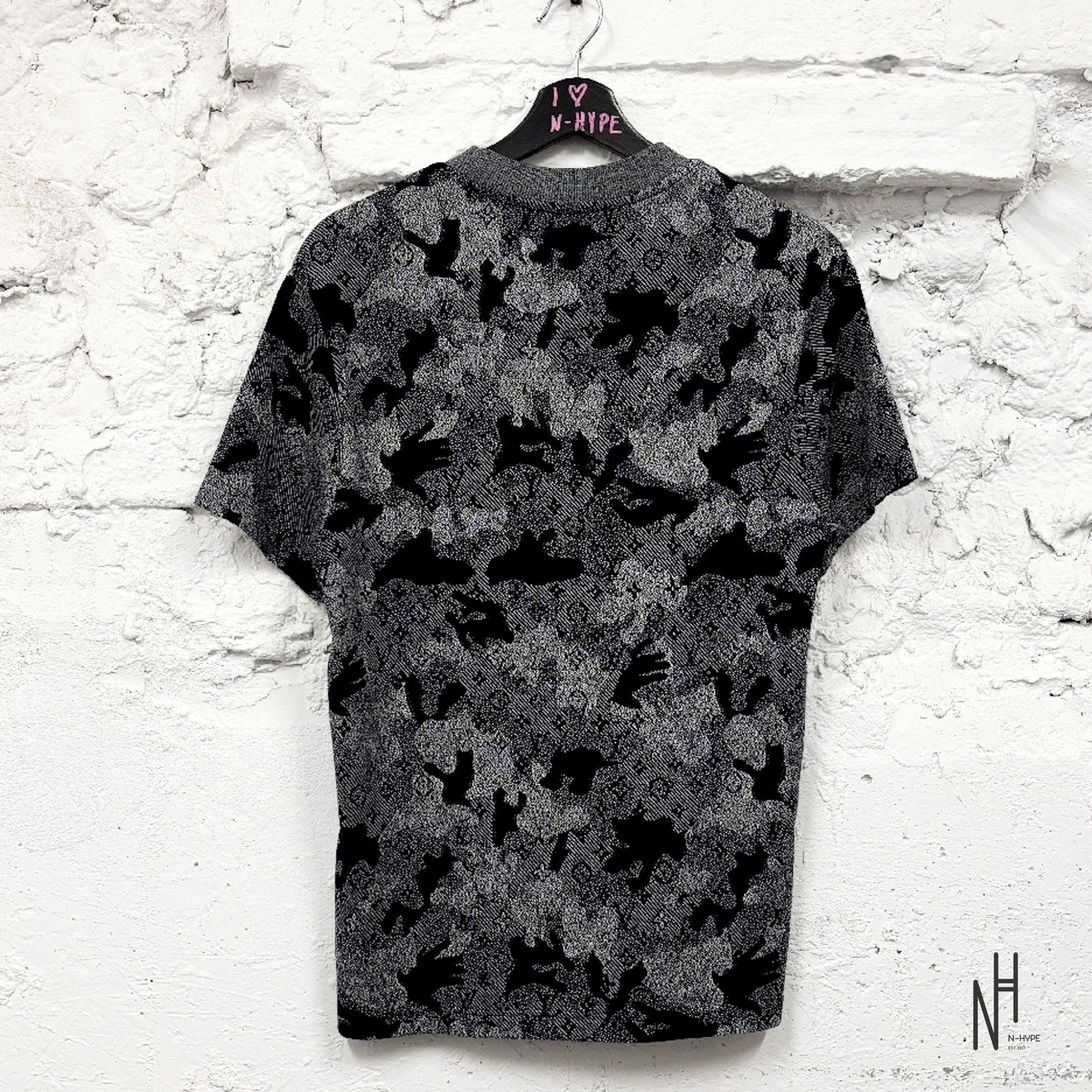 Louis Vuitton Camo Tshirt Grey - Image 2