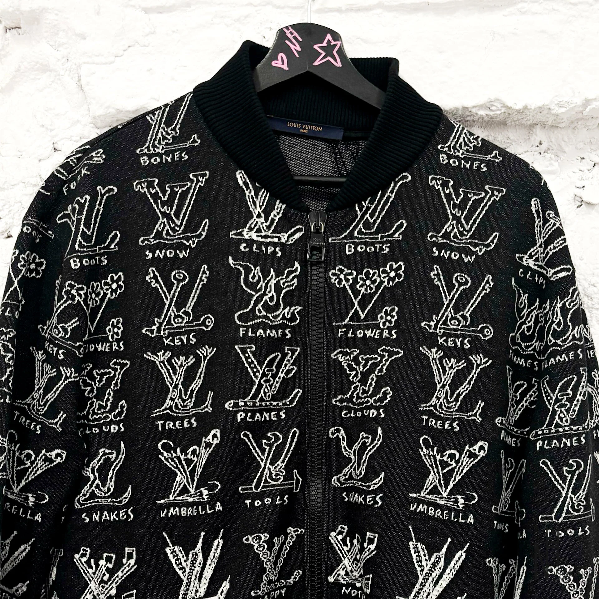 Louis Vuitton Cartoon Bomber Black - Image 2
