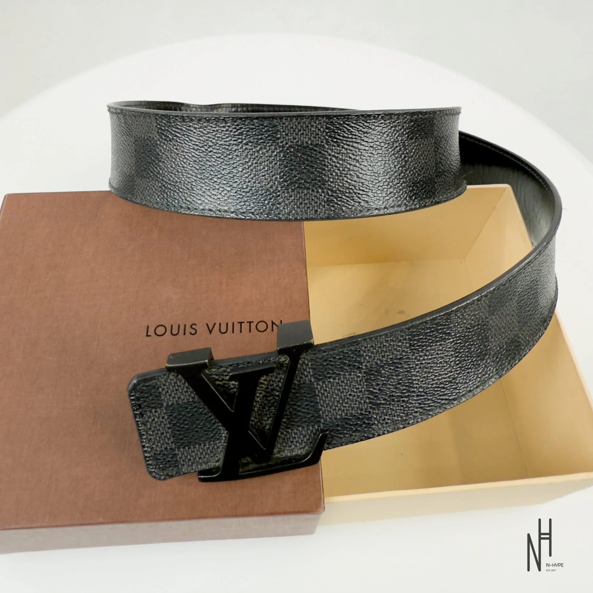 Louis Vuitton Damier Graphite Belt - Image 3