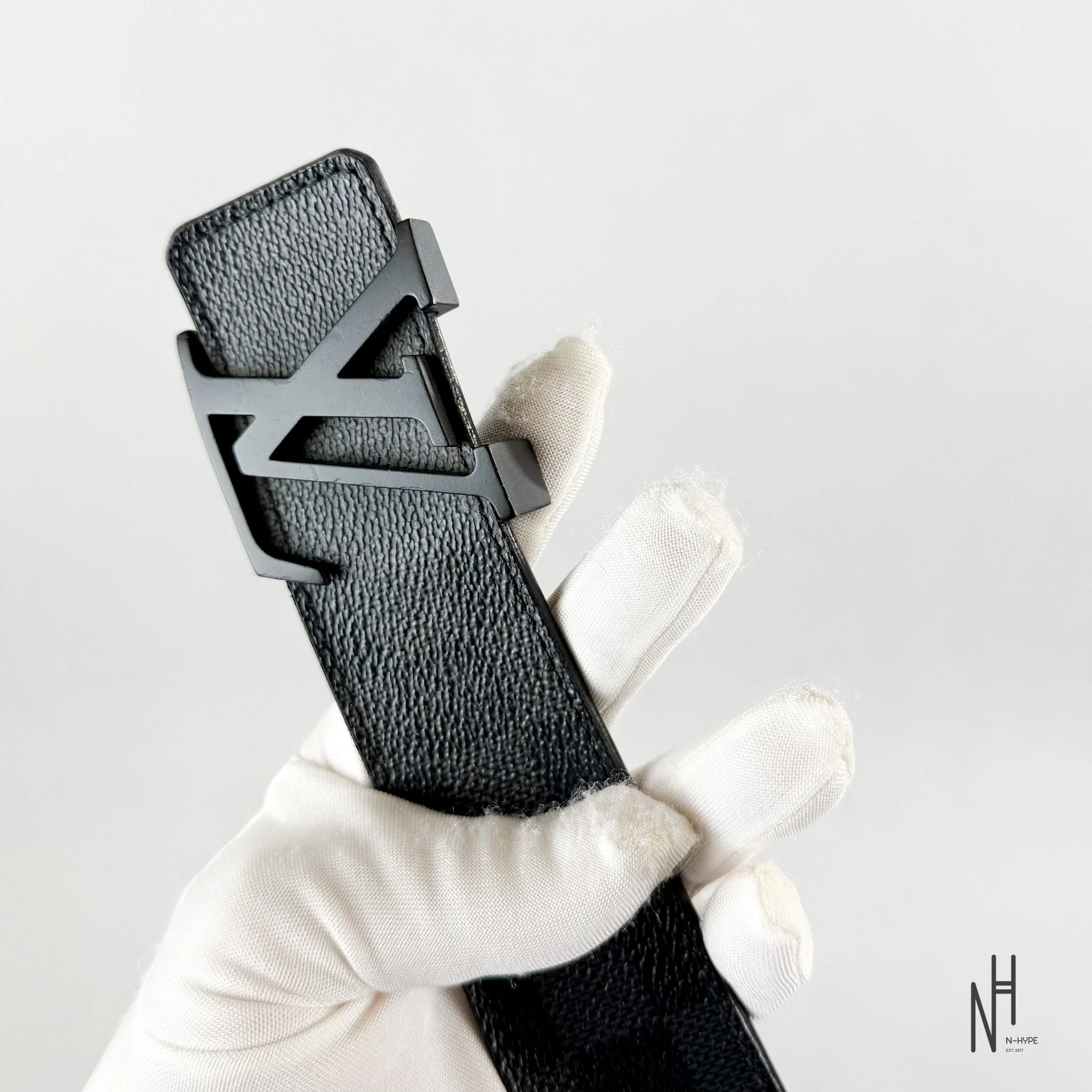 Louis Vuitton Damier Graphite Belt - Image 4