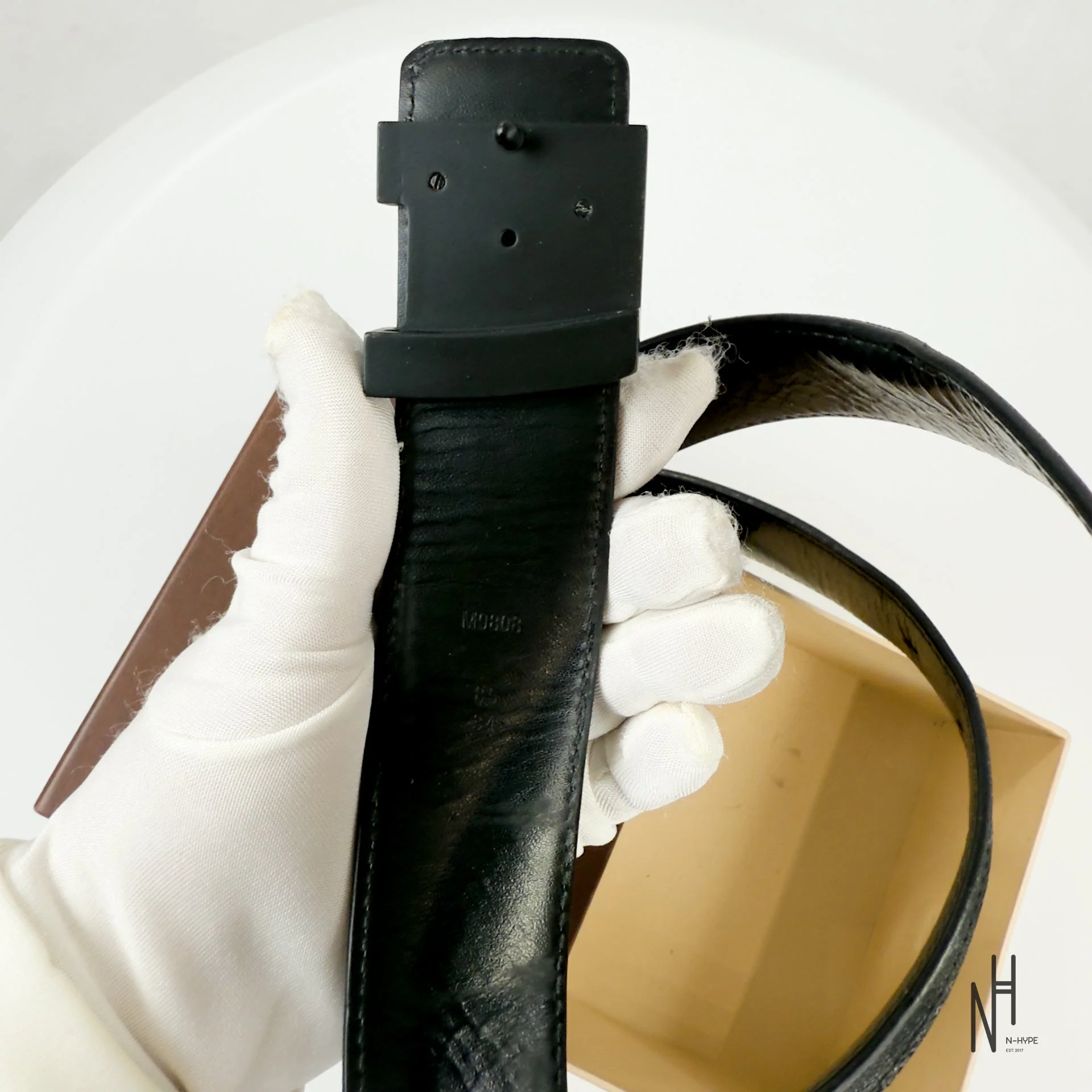 Louis Vuitton Damier Graphite Belt - Image 8