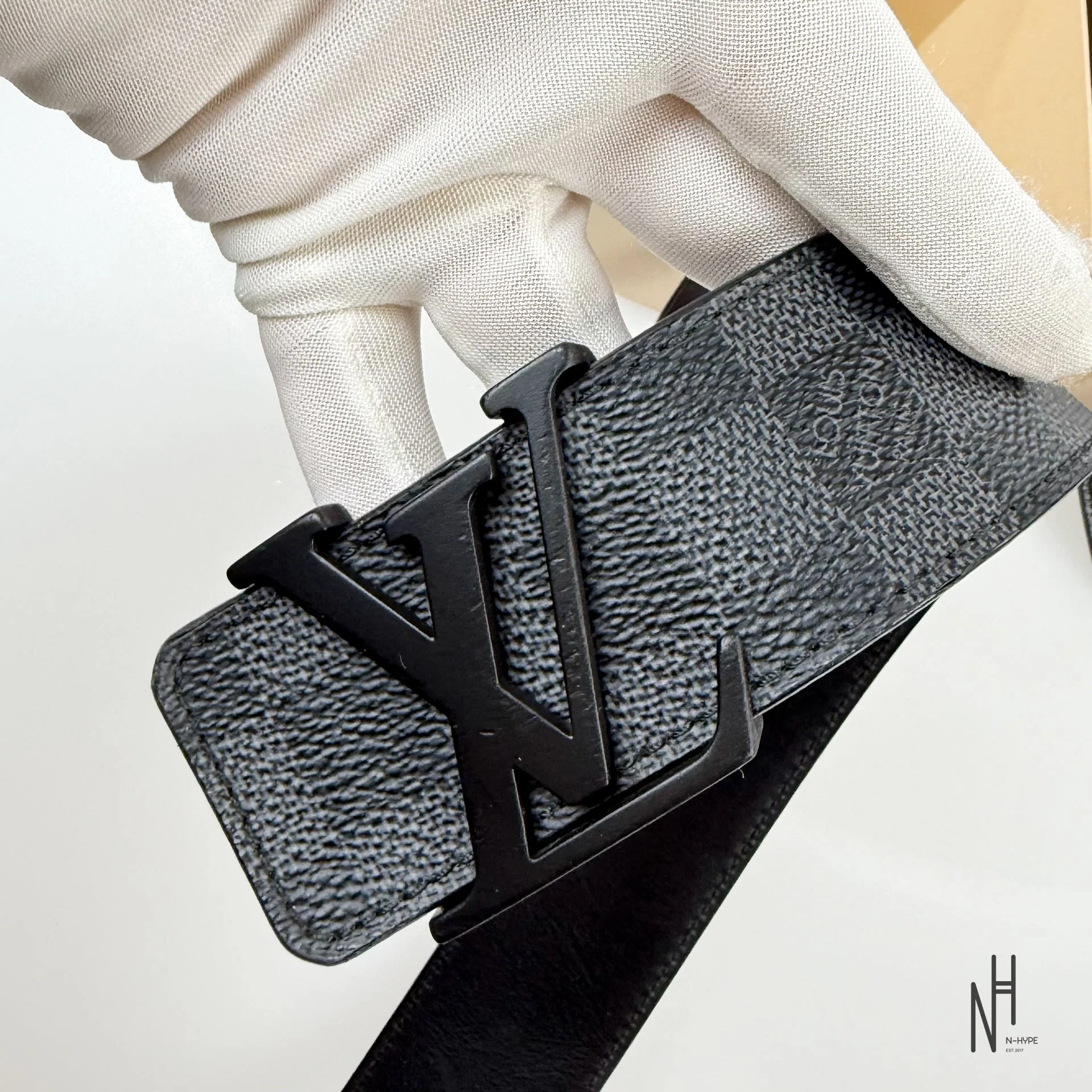 Louis Vuitton Damier Graphite Belt - Image 5