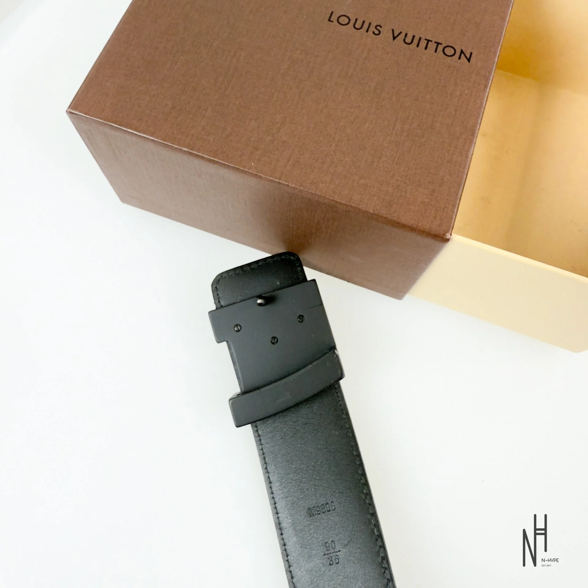 Louis Vuitton Damier Graphite Belt - Image 6