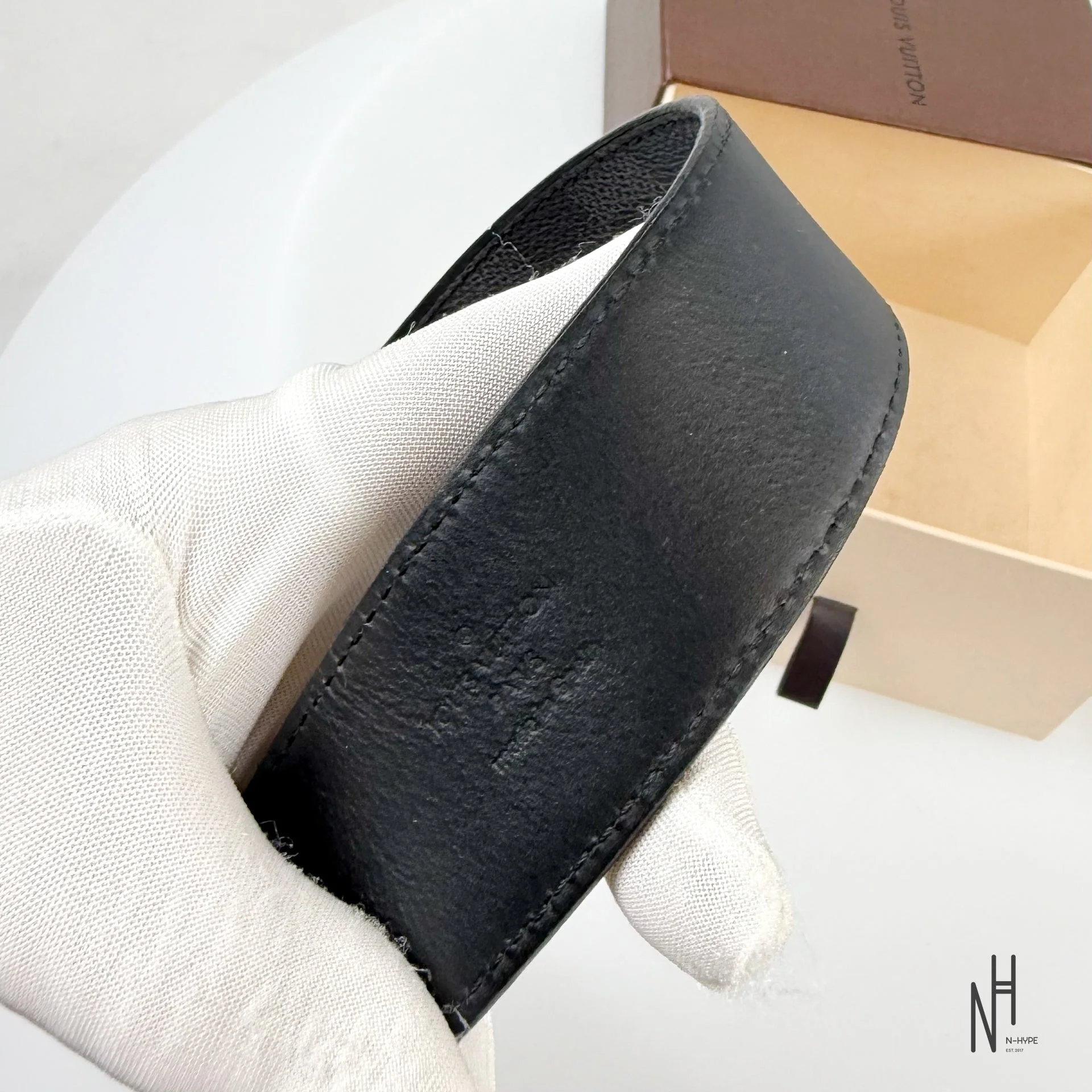 Louis Vuitton Damier Graphite Belt - Image 7