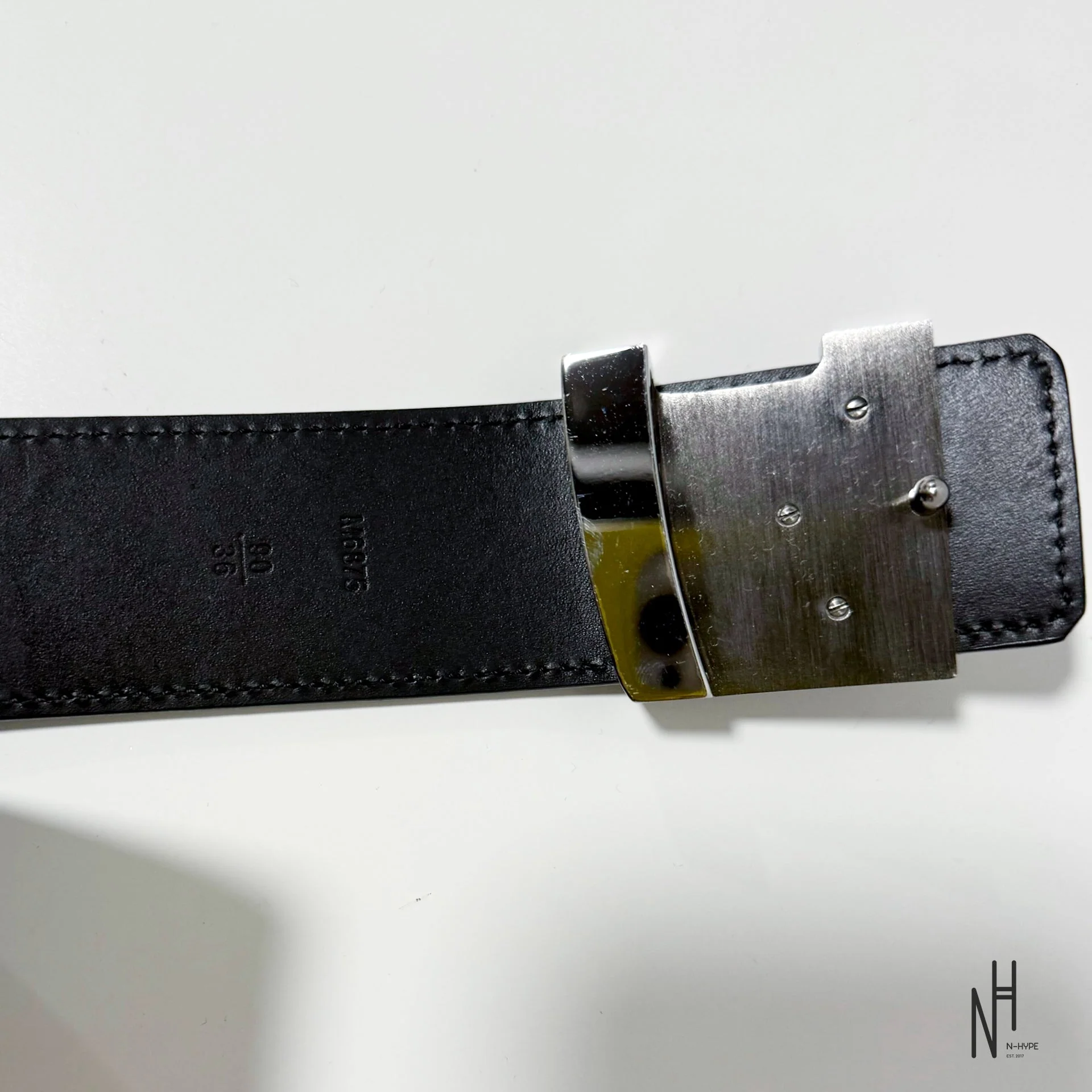 Louis Vuitton Initiales Suede Belt - Image 3