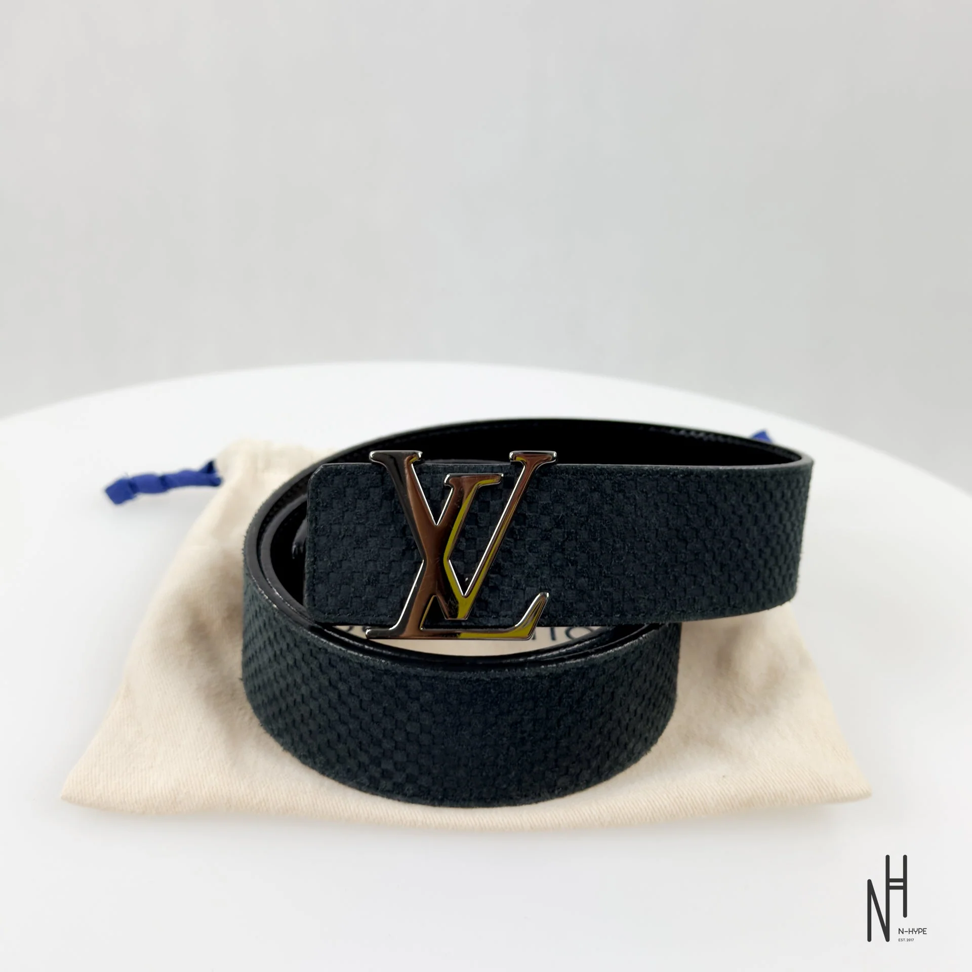 Louis Vuitton Initiales Suede Belt - Image 2