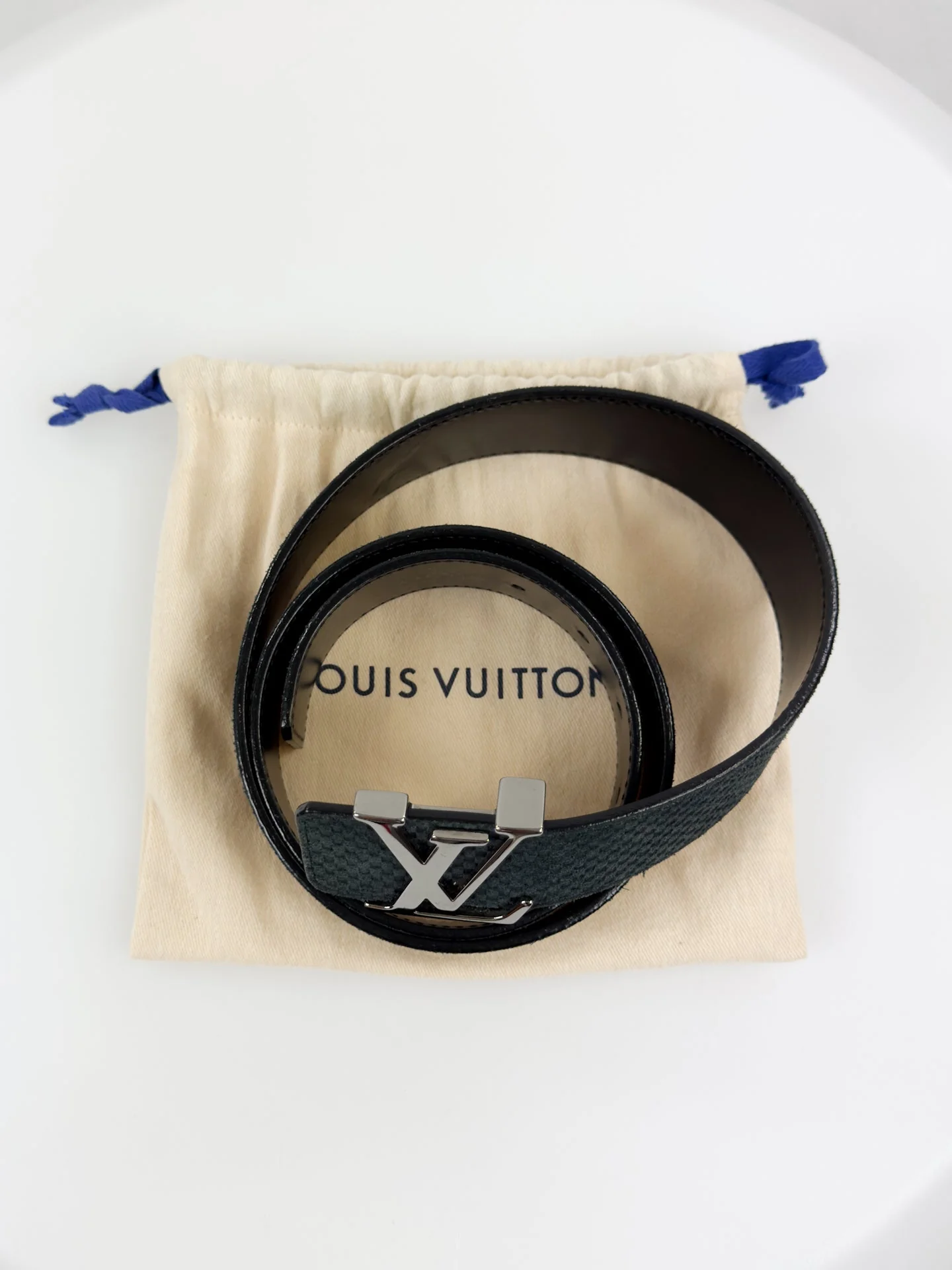 Louis Vuitton Initiales Suede Belt - Image 3