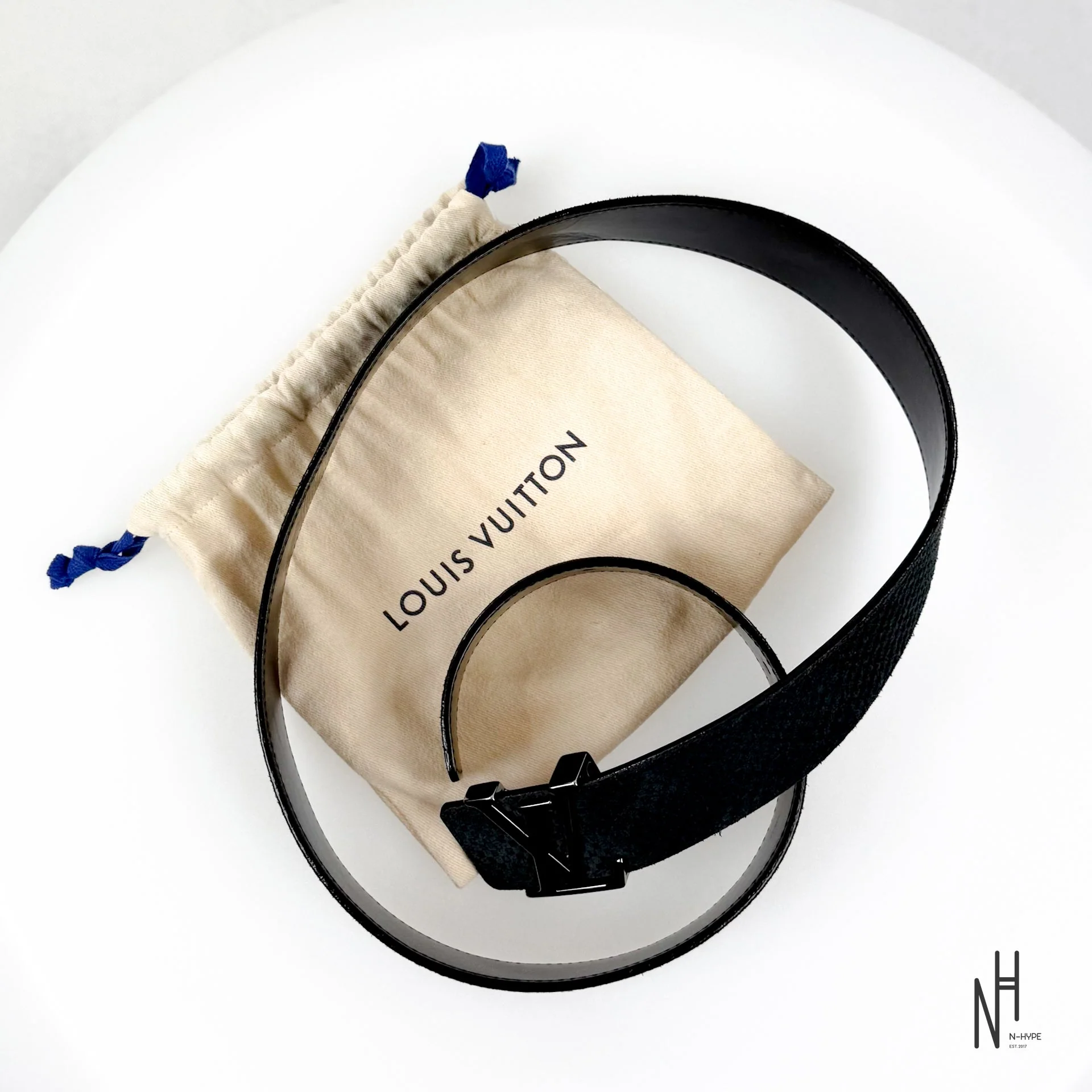 Louis Vuitton Initiales Suede Belt - Image 5
