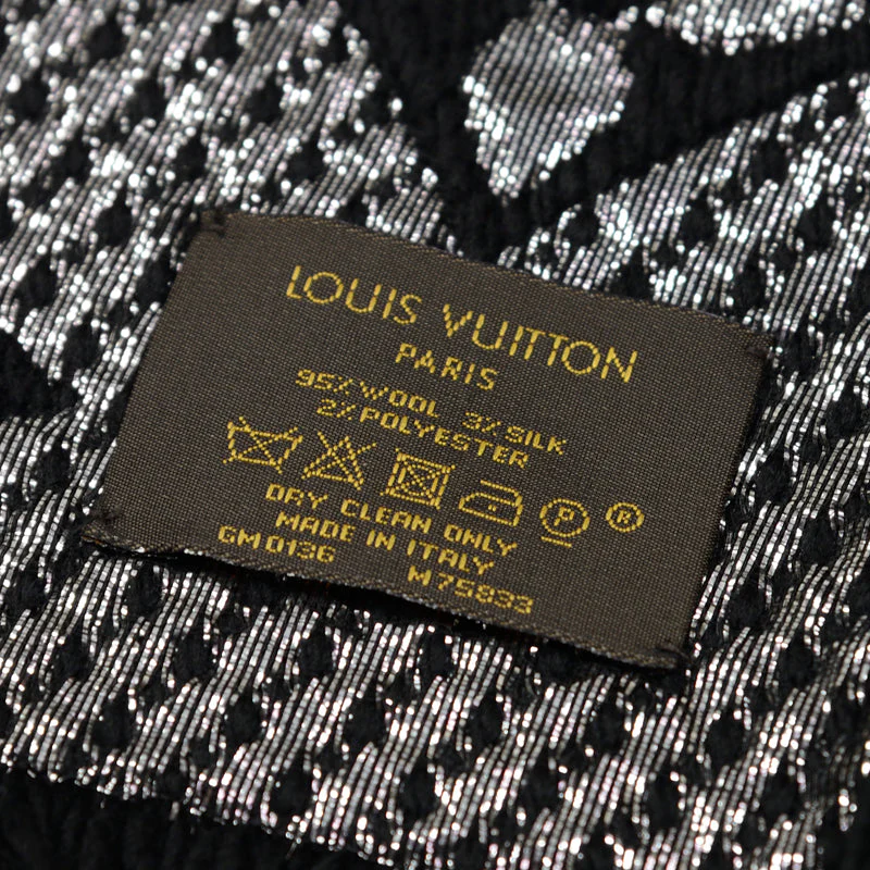 Louis Vuitton Logomania Scarf Black - Image 3