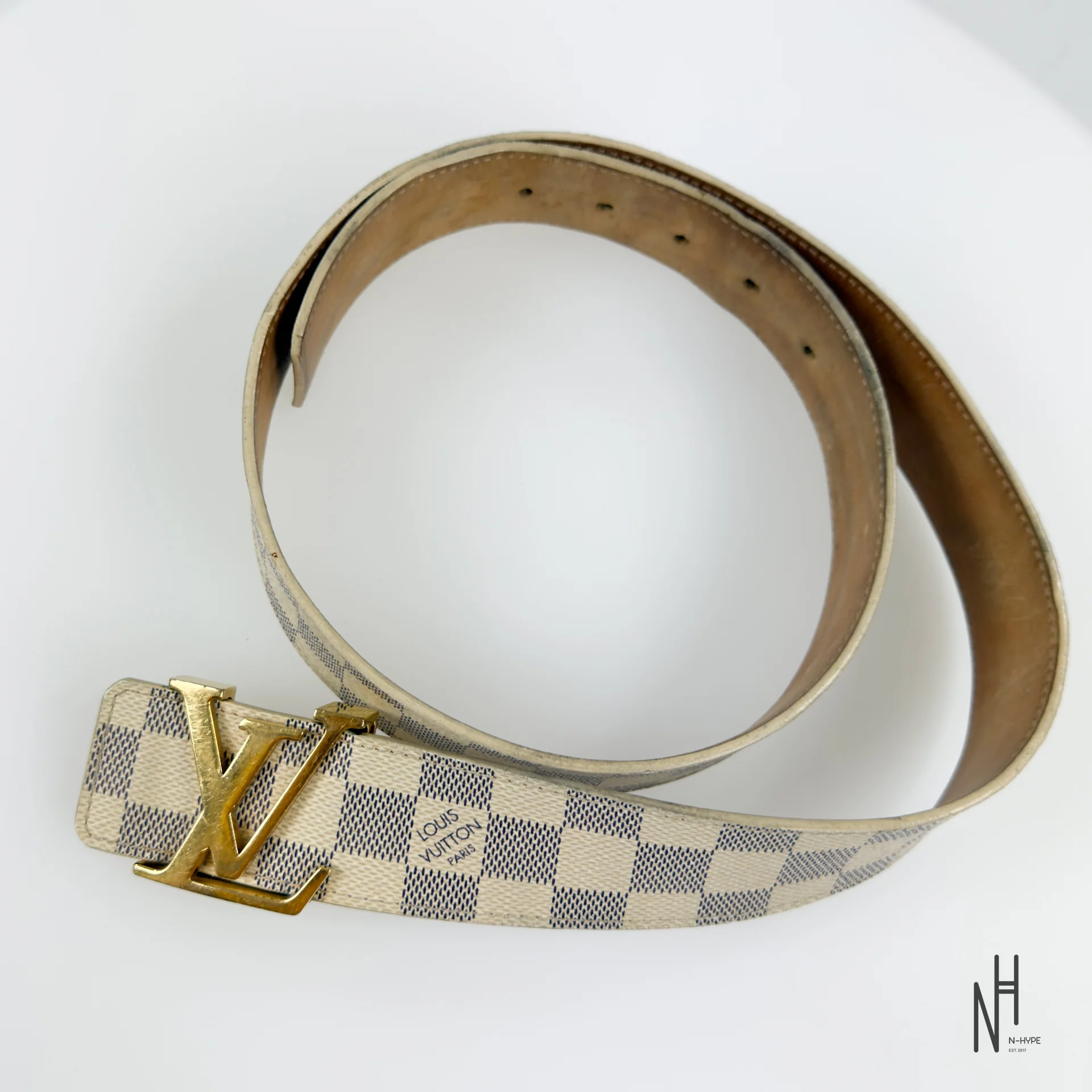 Louis Vuitton LV Damier Azur Belt - Image 4