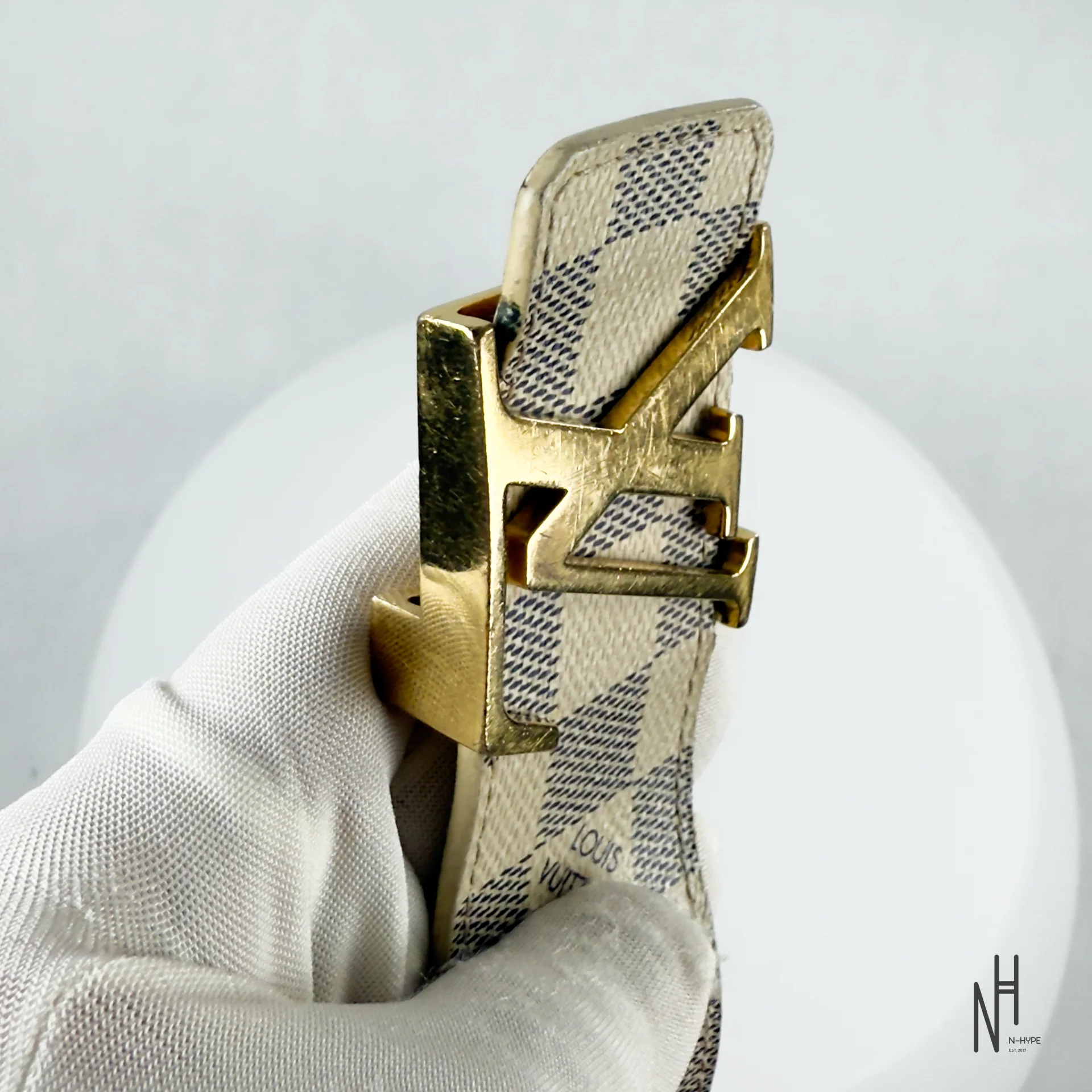 Louis Vuitton LV Damier Azur Belt - Image 8
