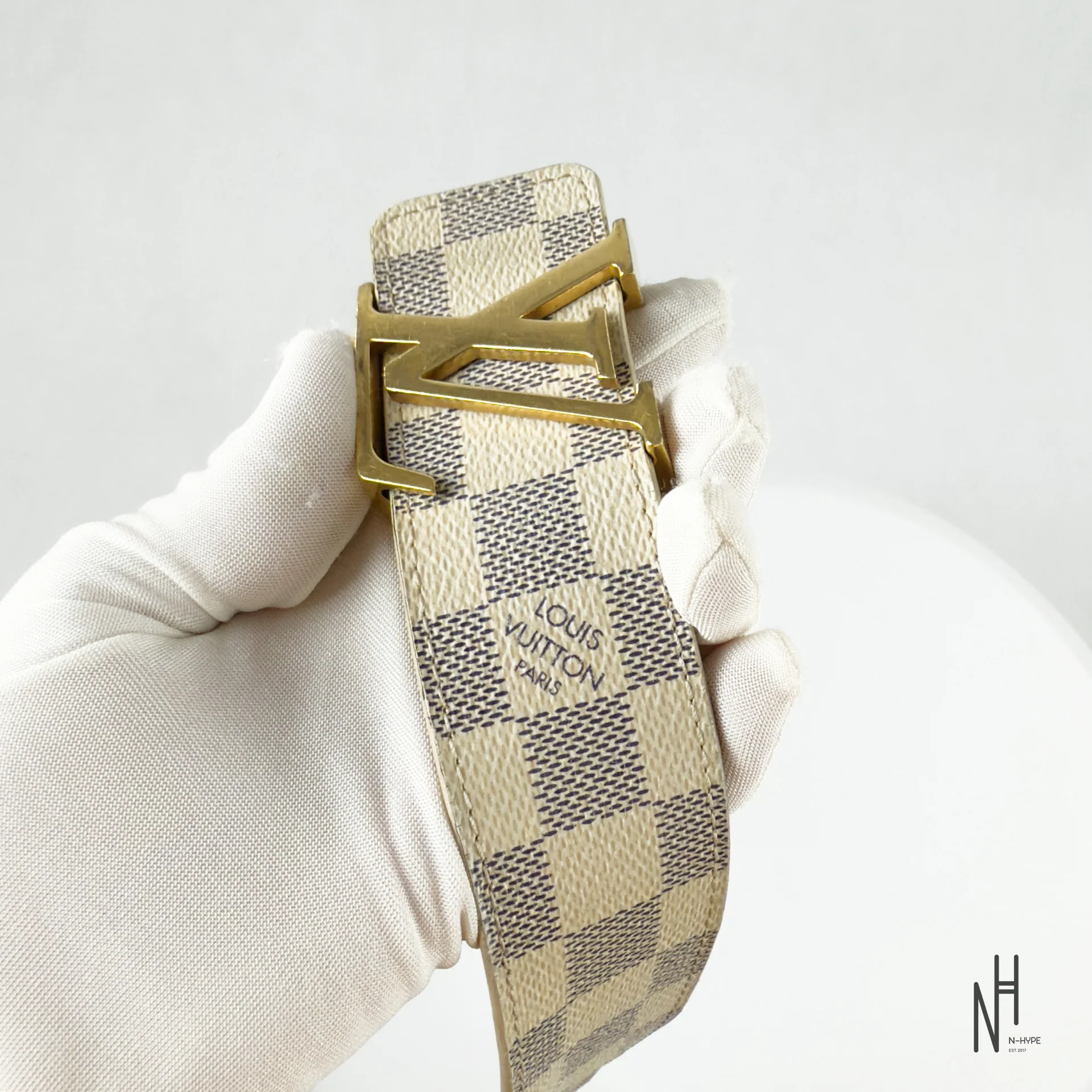 Louis Vuitton LV Damier Azur Belt - Image 9