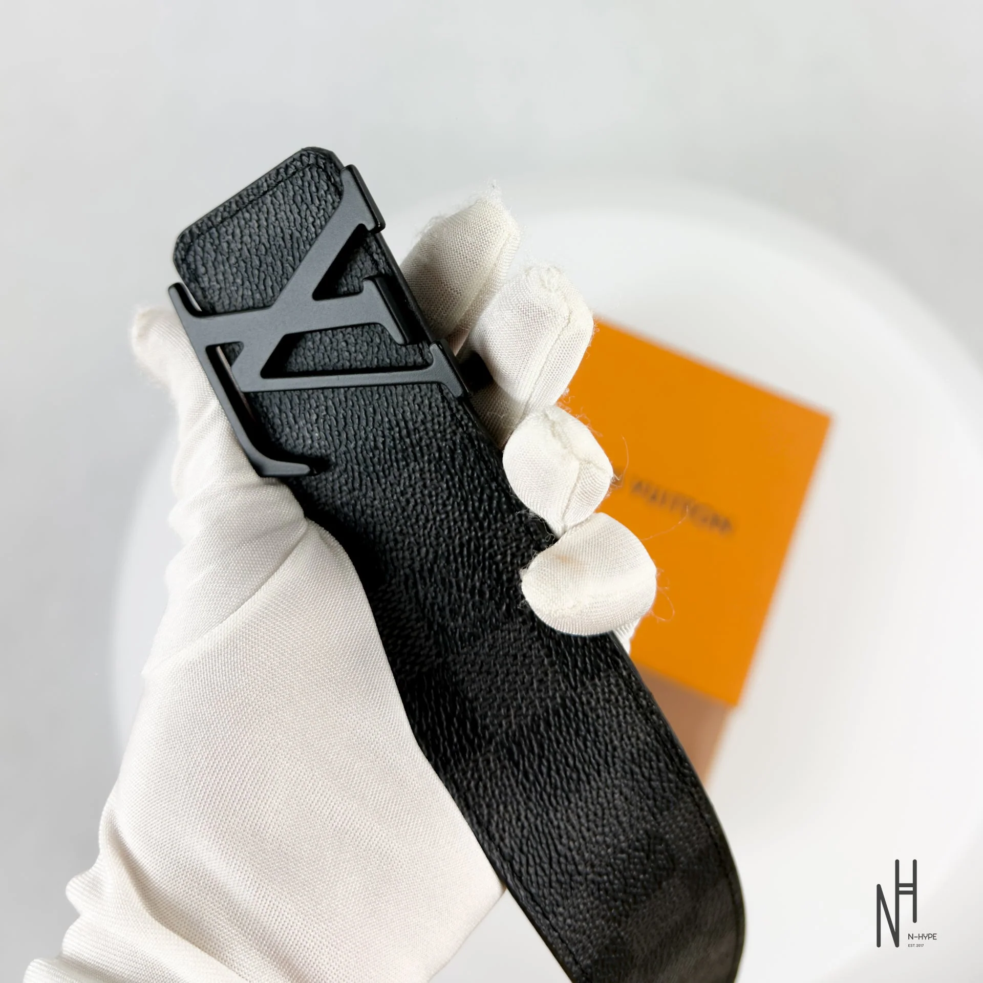 Louis Vuitton LV Damier Graphite Belt - Image 4
