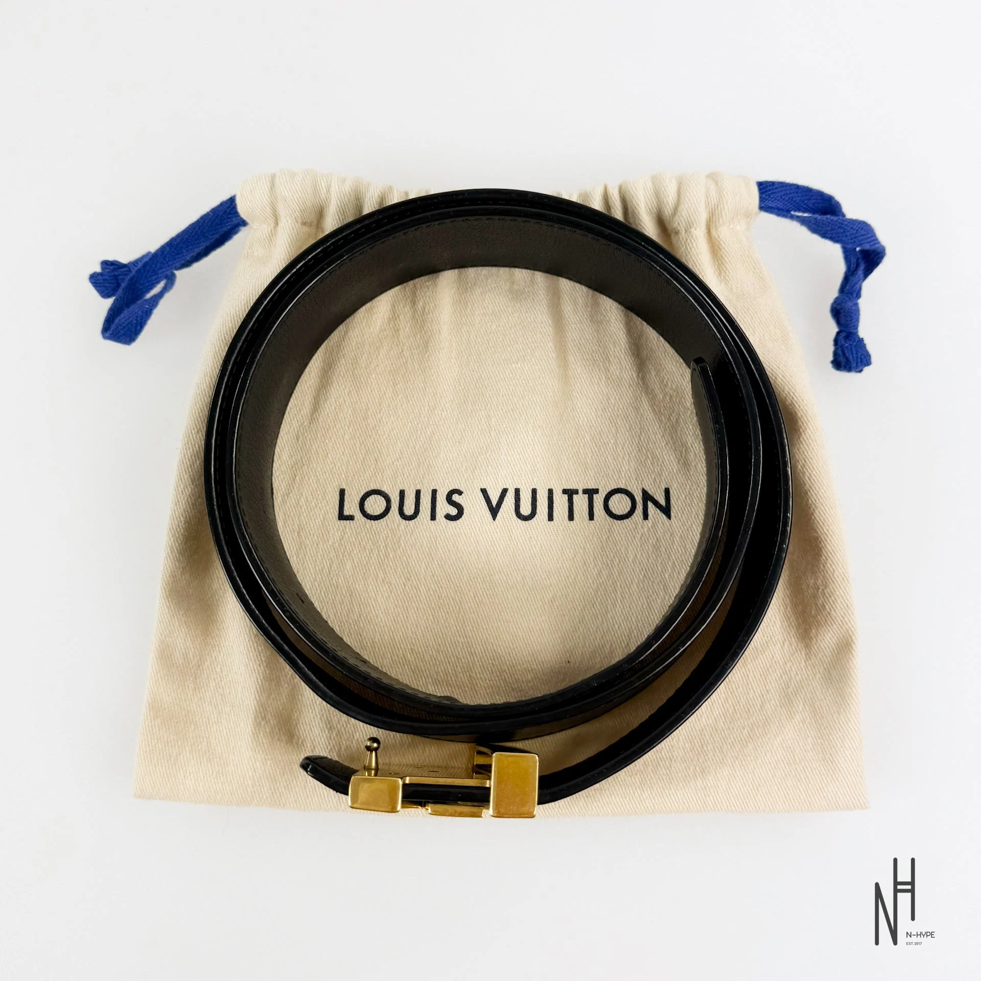 Louis Vuitton LV Initiales Belt / Black - Image 3