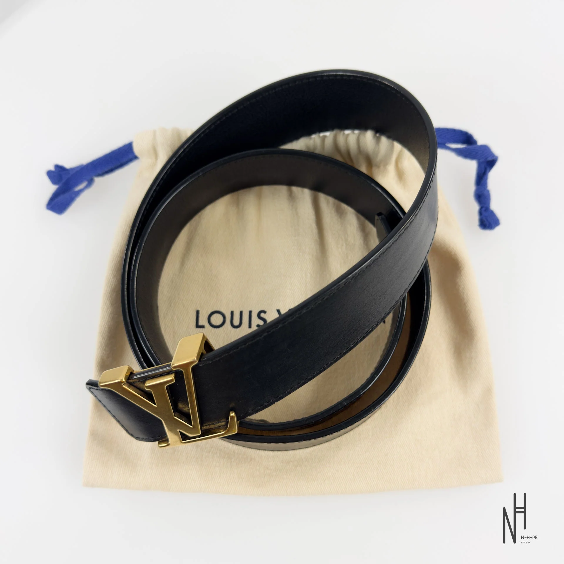 Louis Vuitton LV Initiales Belt / Black - Image 6