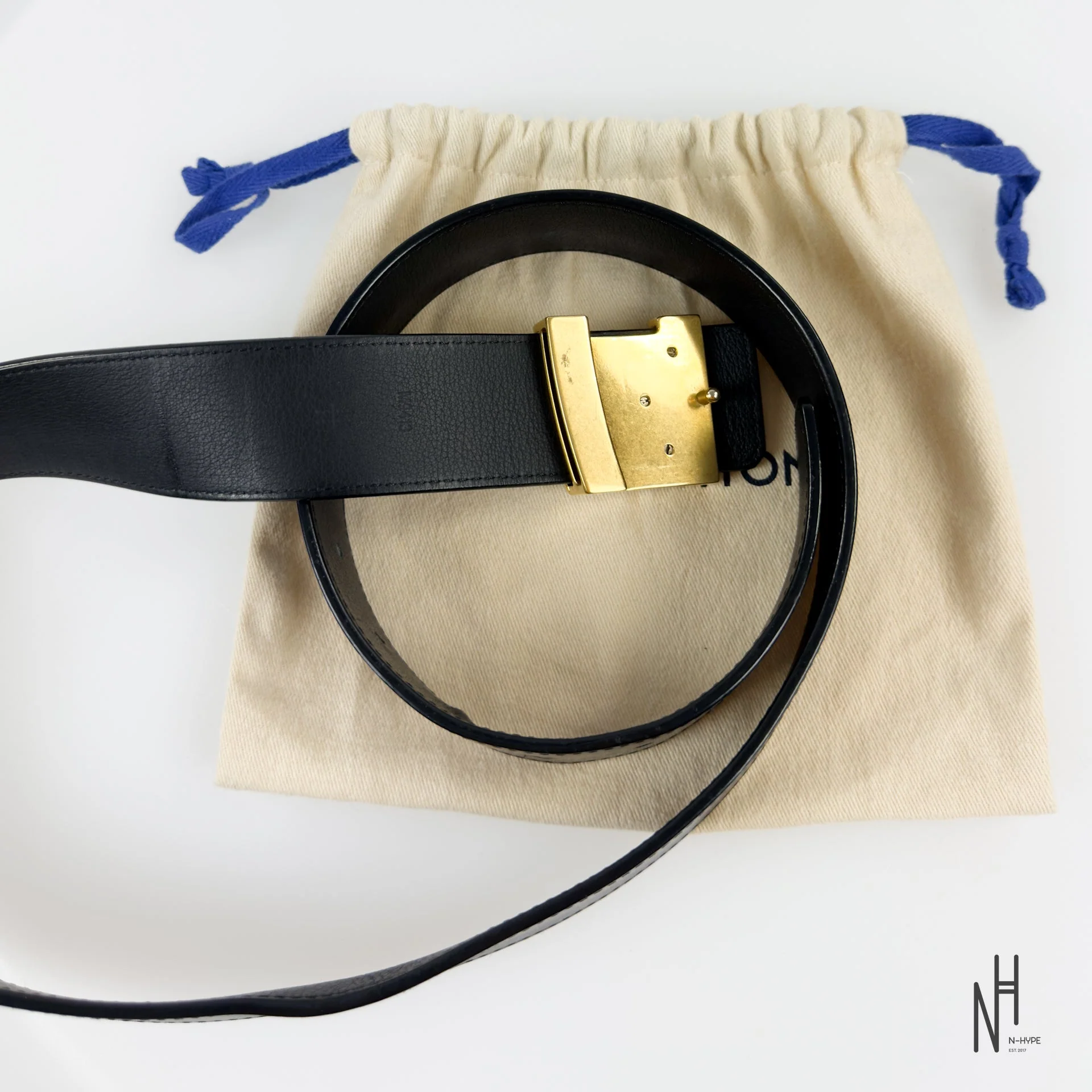 Louis Vuitton LV Initiales Belt / Black - Image 7