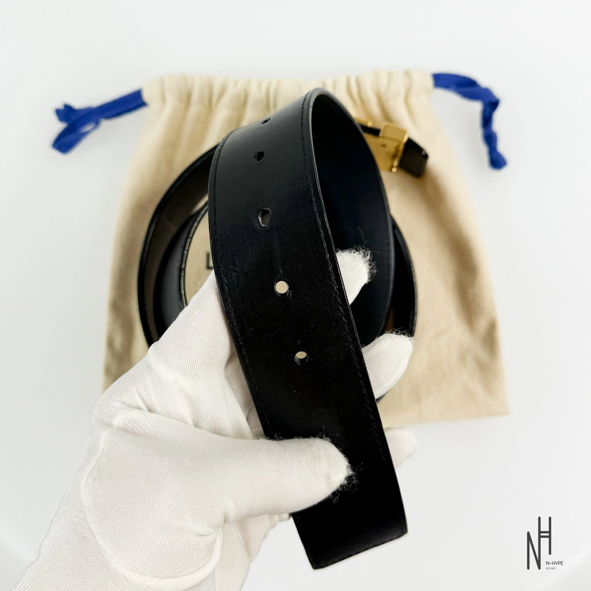 Louis Vuitton LV Initiales Belt / Black - Image 8