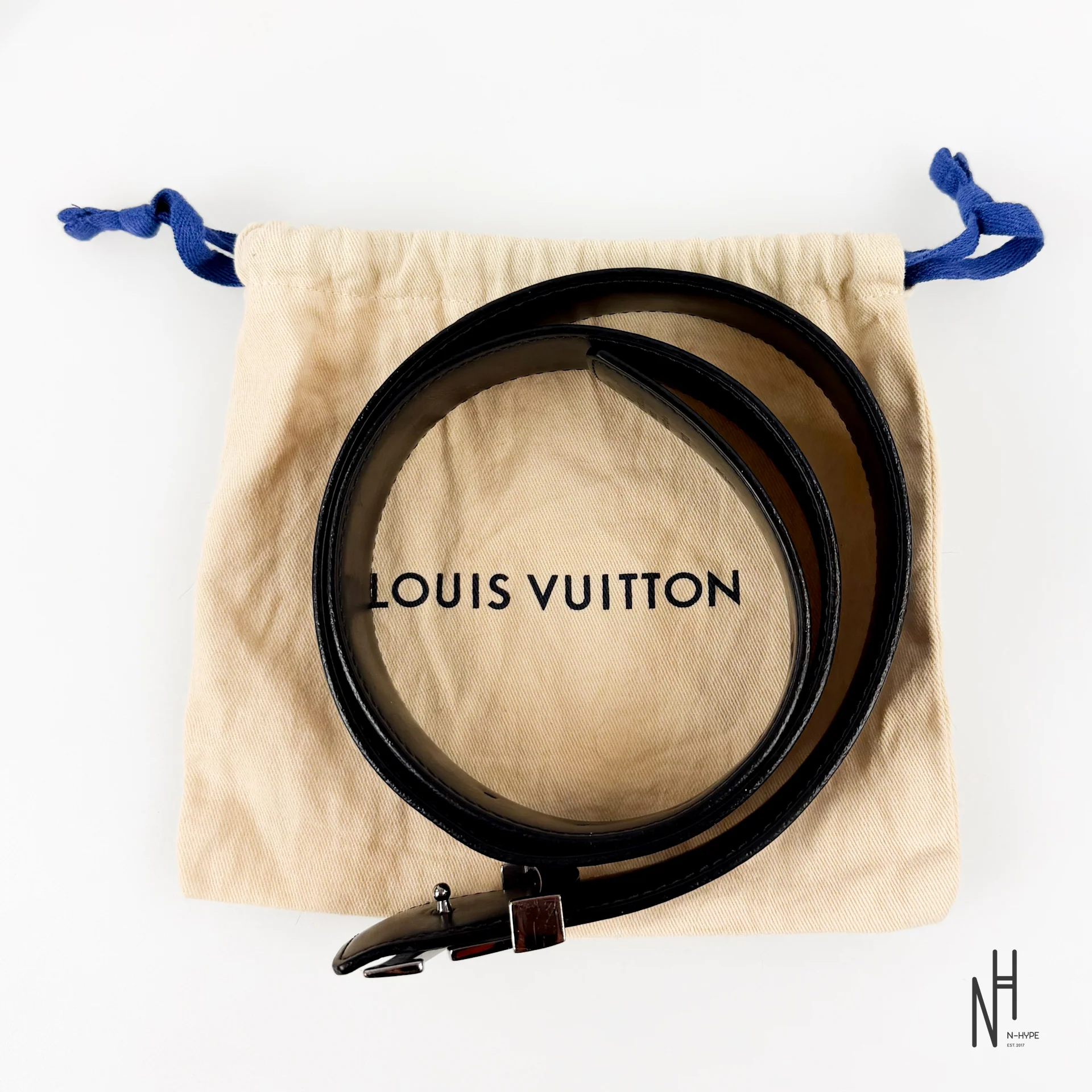 Louis Vuitton LV Initiales Reversible Belt Monogram Black - Image 3