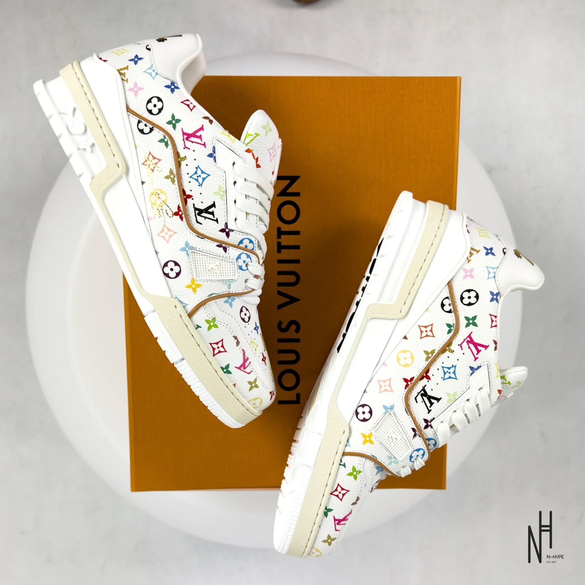 Louis Vuitton LV Trainer Takashi Murakami White - Image 10