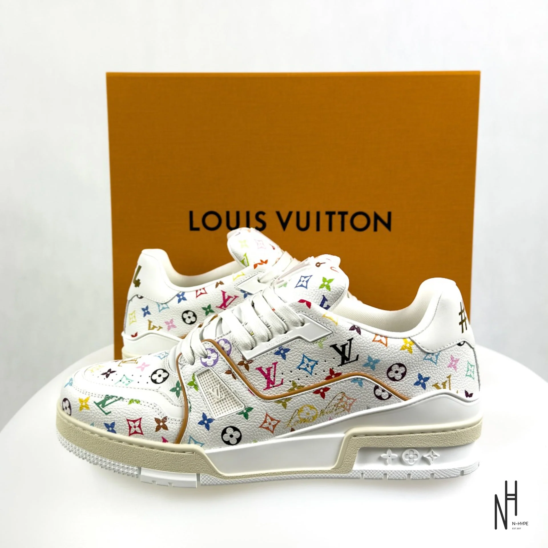 Louis Vuitton LV Trainer Takashi Murakami White - Image 4