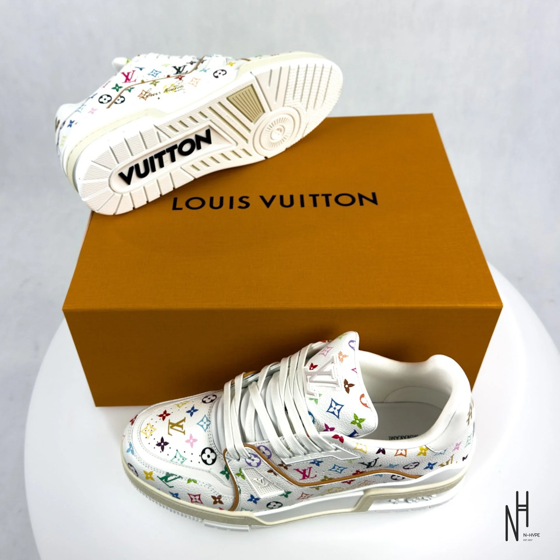 Louis Vuitton LV Trainer Takashi Murakami White - Image 5