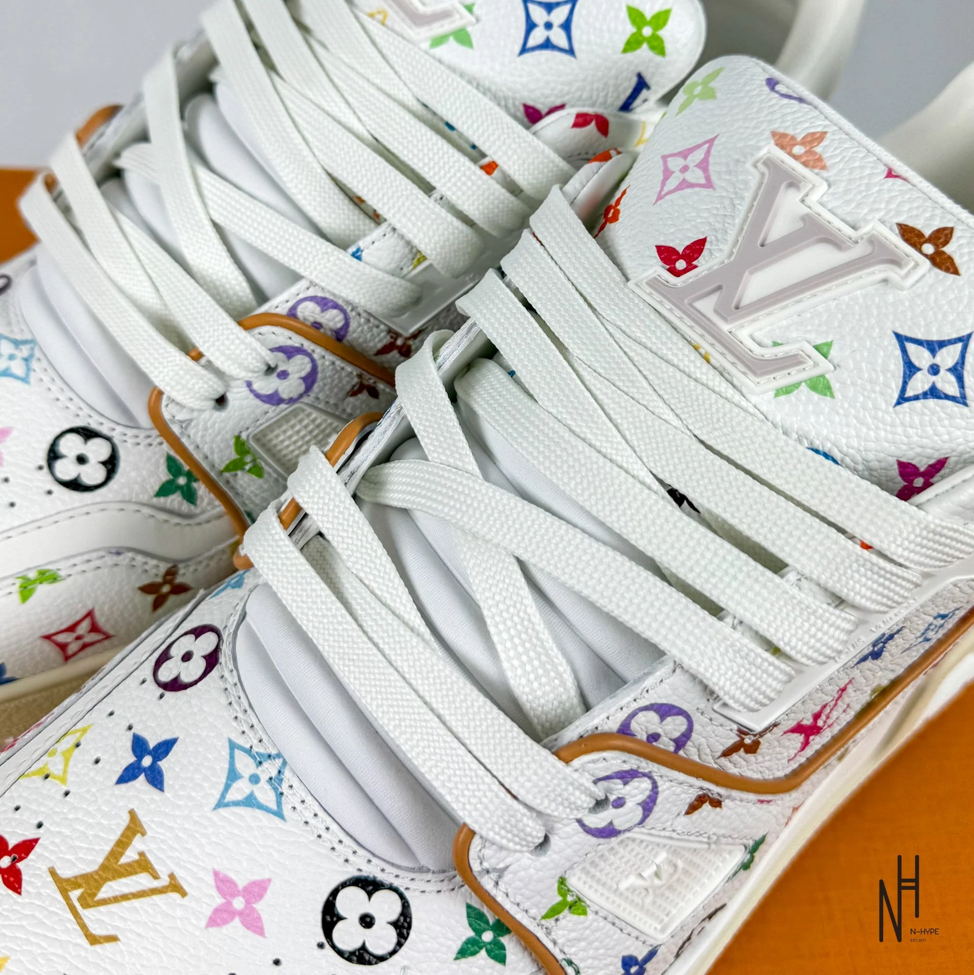 Louis Vuitton LV Trainer Takashi Murakami White - Image 9