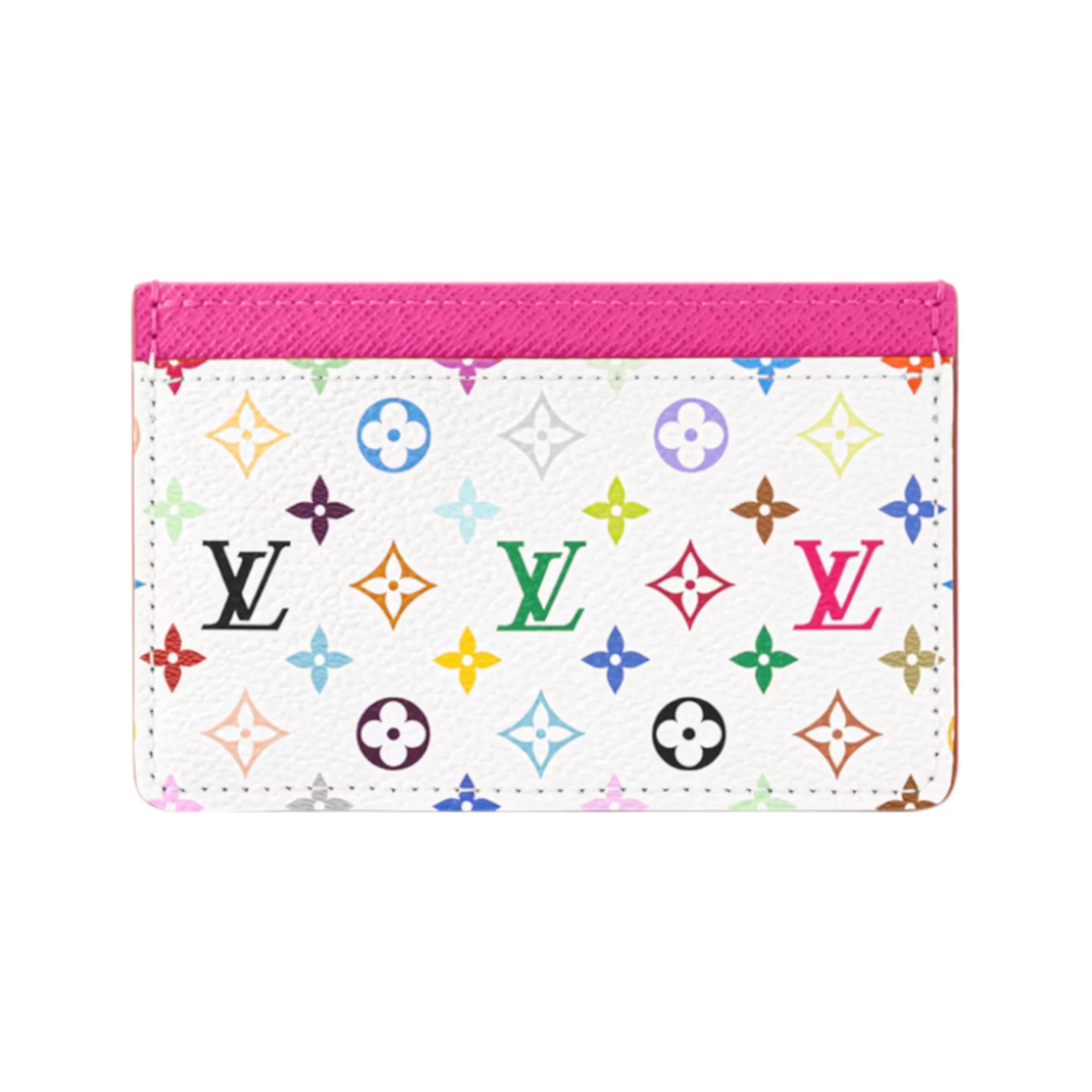 Louis Vuitton x Takashi Murakami Card Holder White Multicolored
