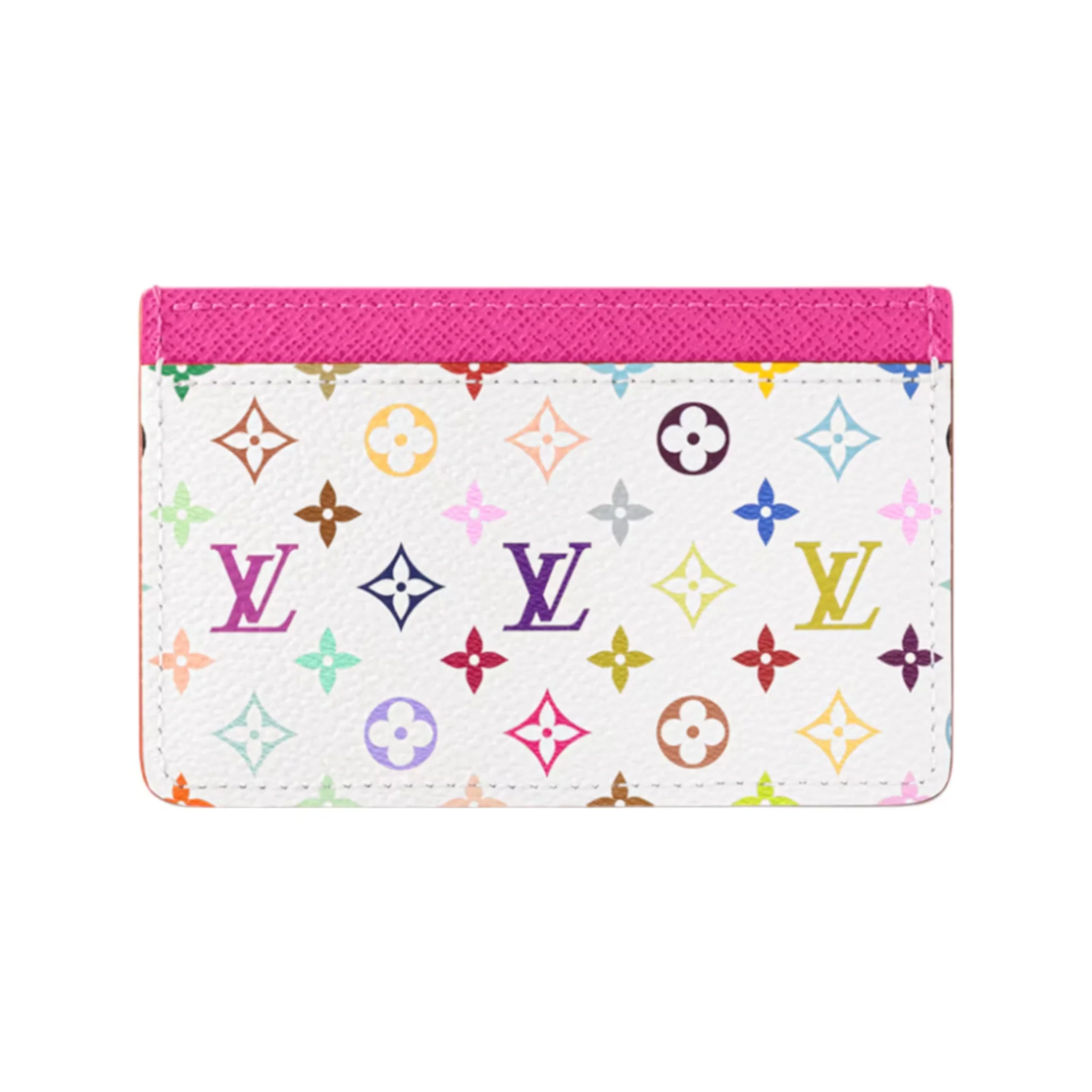 Louis Vuitton x Takashi Murakami Card Holder White Multicolored - Image 2