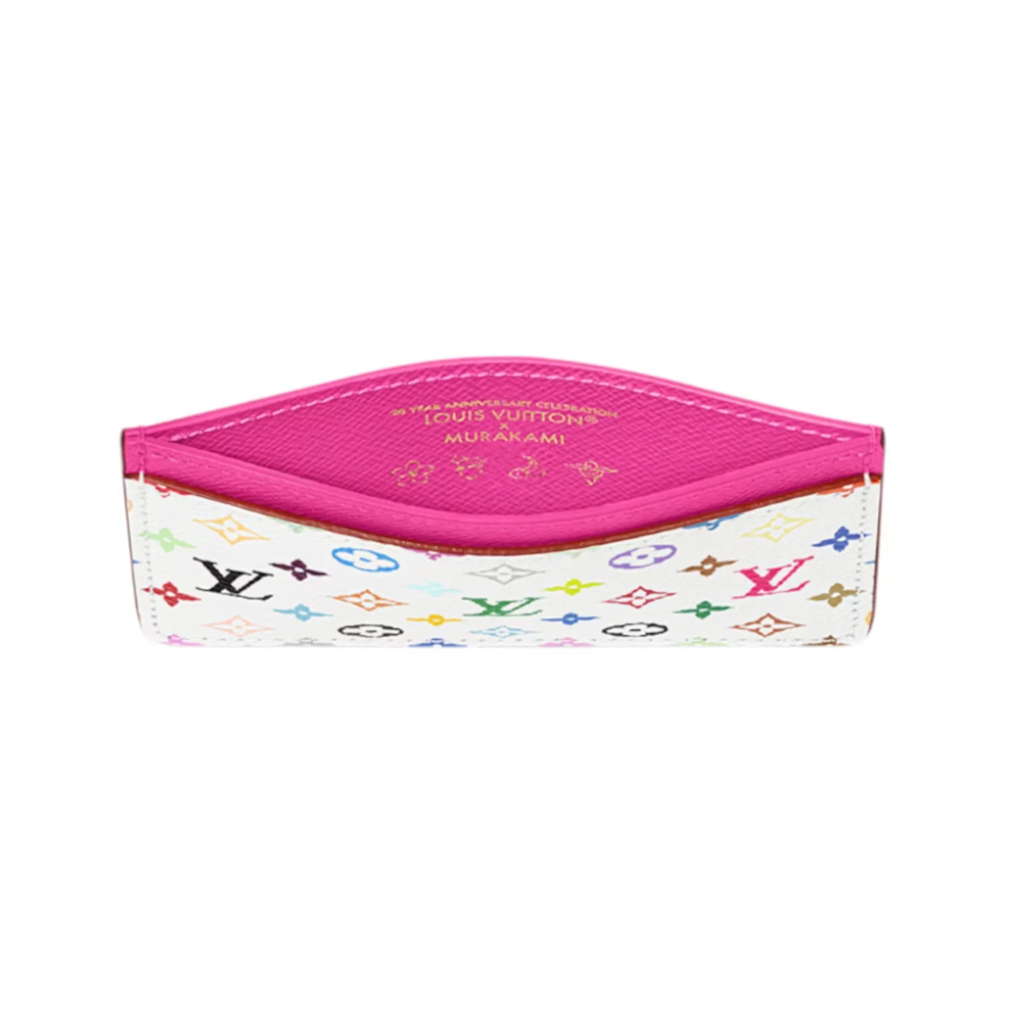 Louis Vuitton x Takashi Murakami Card Holder White Multicolored - Image 3