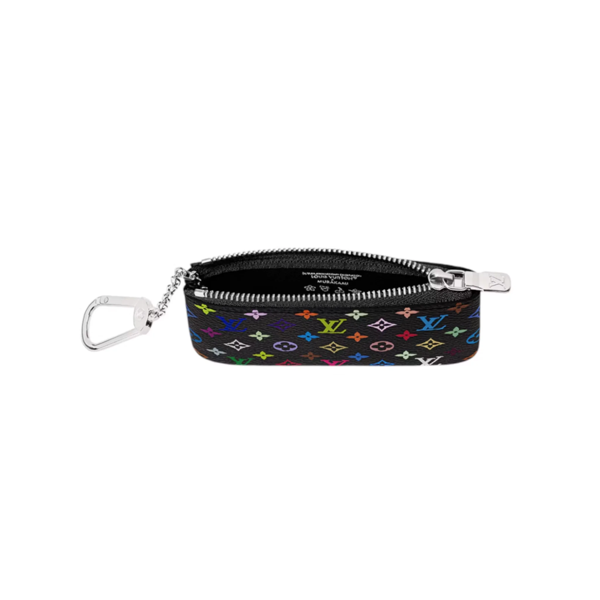 Louis Vuitton x Takashi Murakami Key Pouch Black Multicolored - Image 2