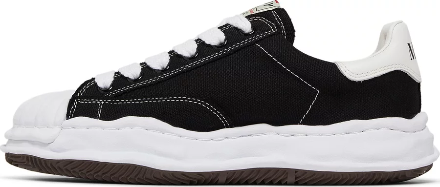 Maison Mihara Yasuhiro Blakey OG Sole Canvas Low Black - Image 2