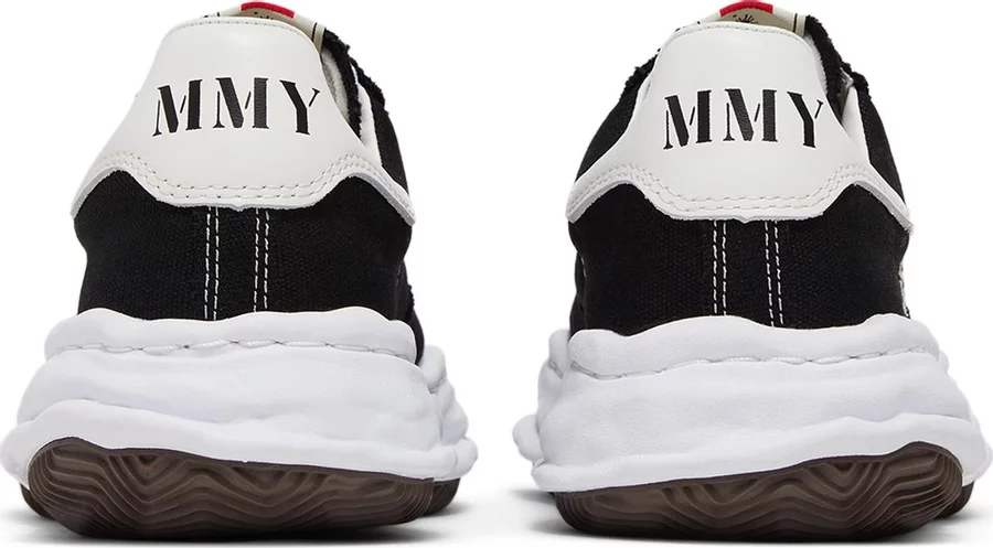 Maison Mihara Yasuhiro Blakey OG Sole Canvas Low Black - Image 3