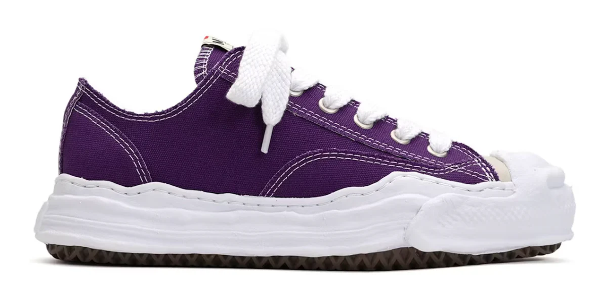 Maison Mihara Yasuhiro Hank OG Sole Canvas Low Purple