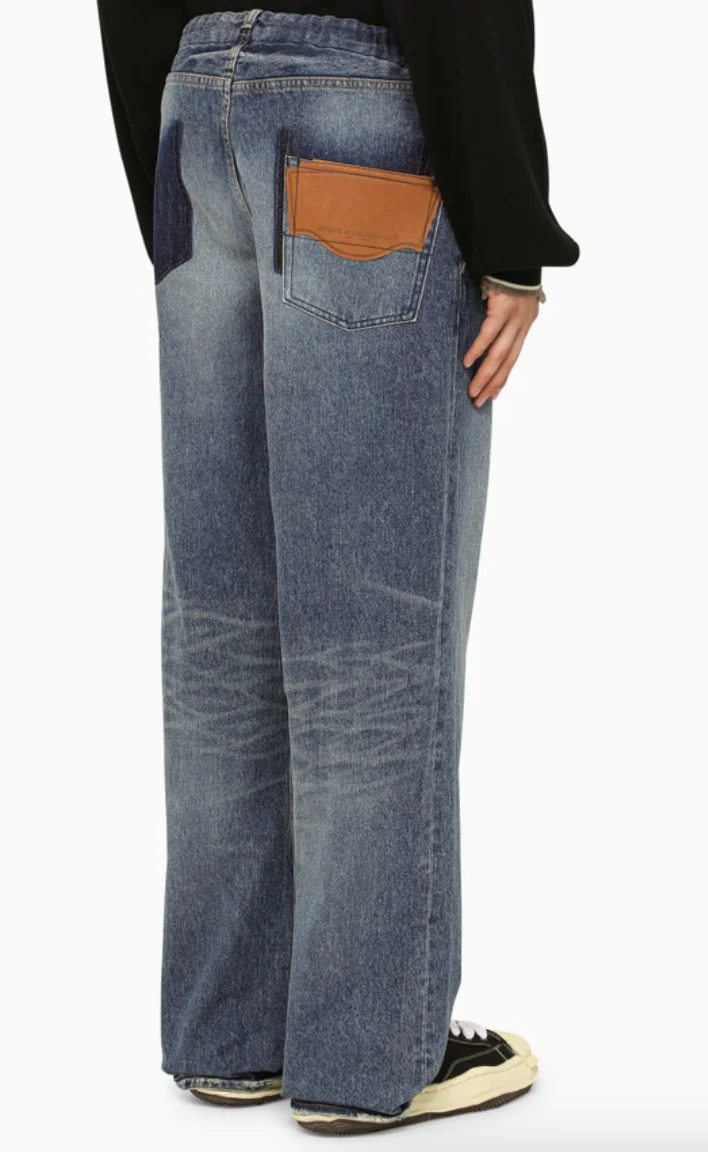 Maison MIHARA YASUHIRO Jeans Ampio Blue In Denim - Image 4