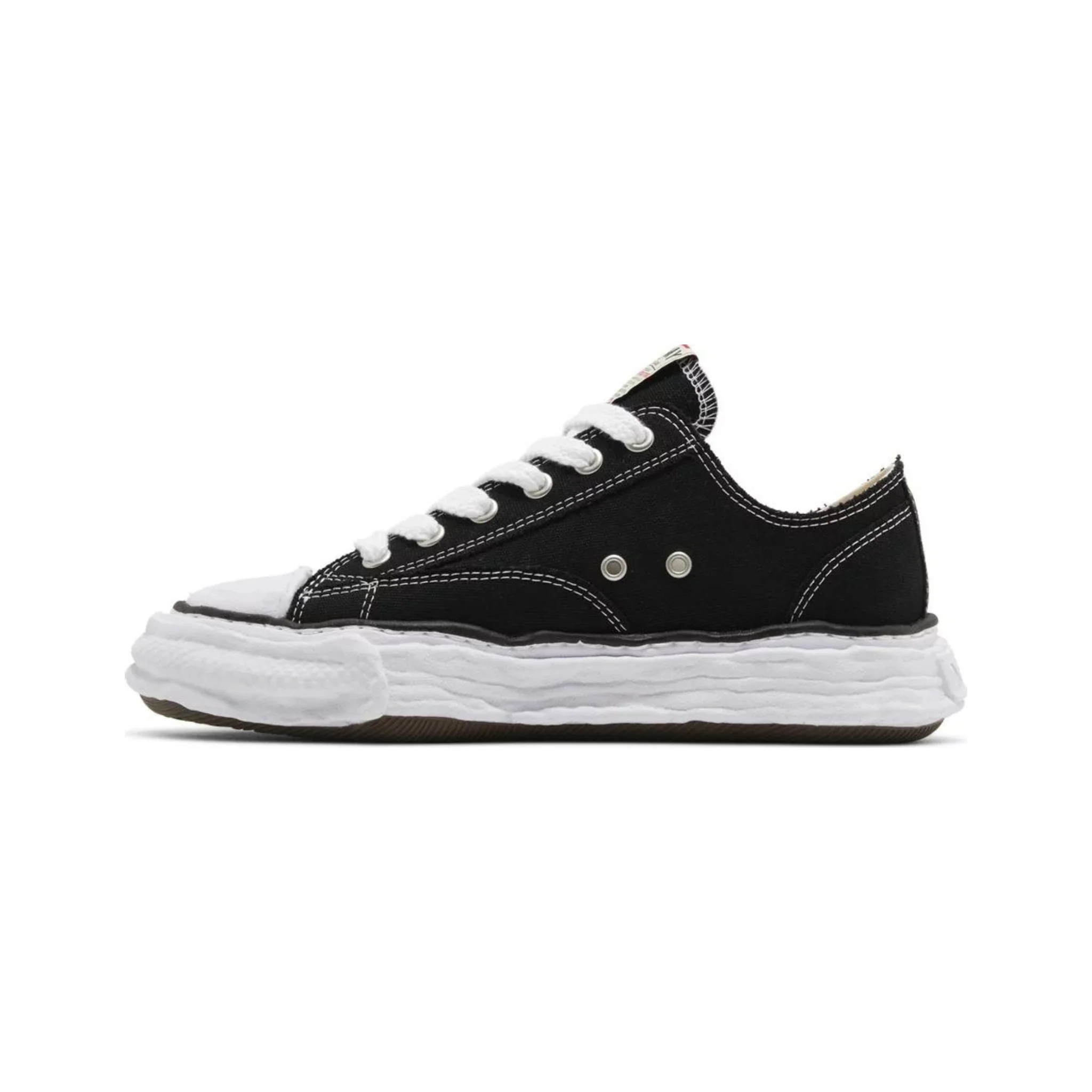 Maison Mihara Yasuhiro Peterson 23 OG Sole Canvas Low Black White - Image 2