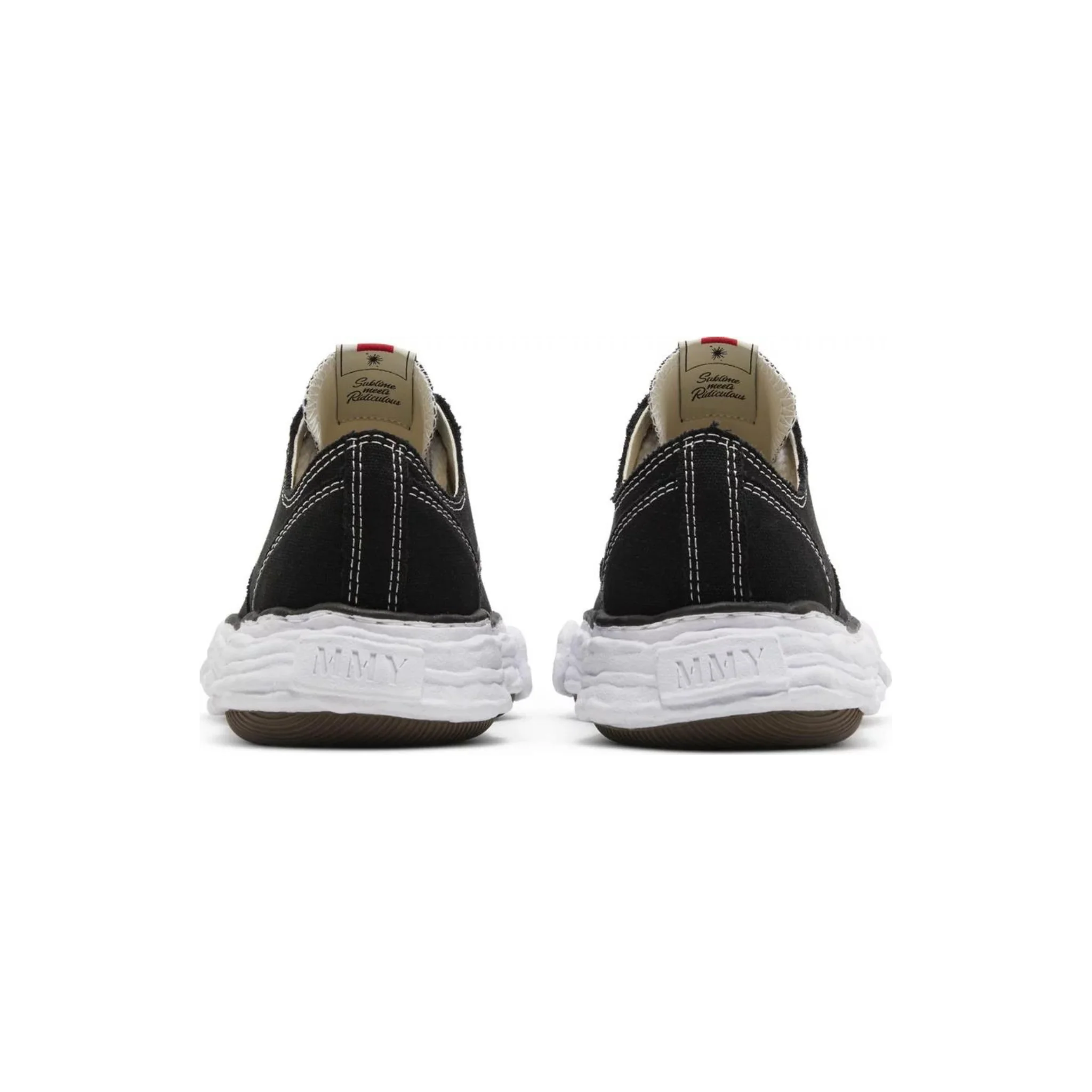 Maison Mihara Yasuhiro Peterson 23 OG Sole Canvas Low Black White - Image 3