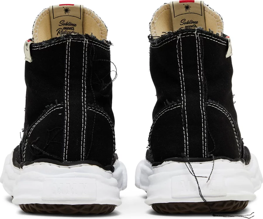Maison Mihara Yasuhiro Peterson OG Sole Canvas High Black - Image 3